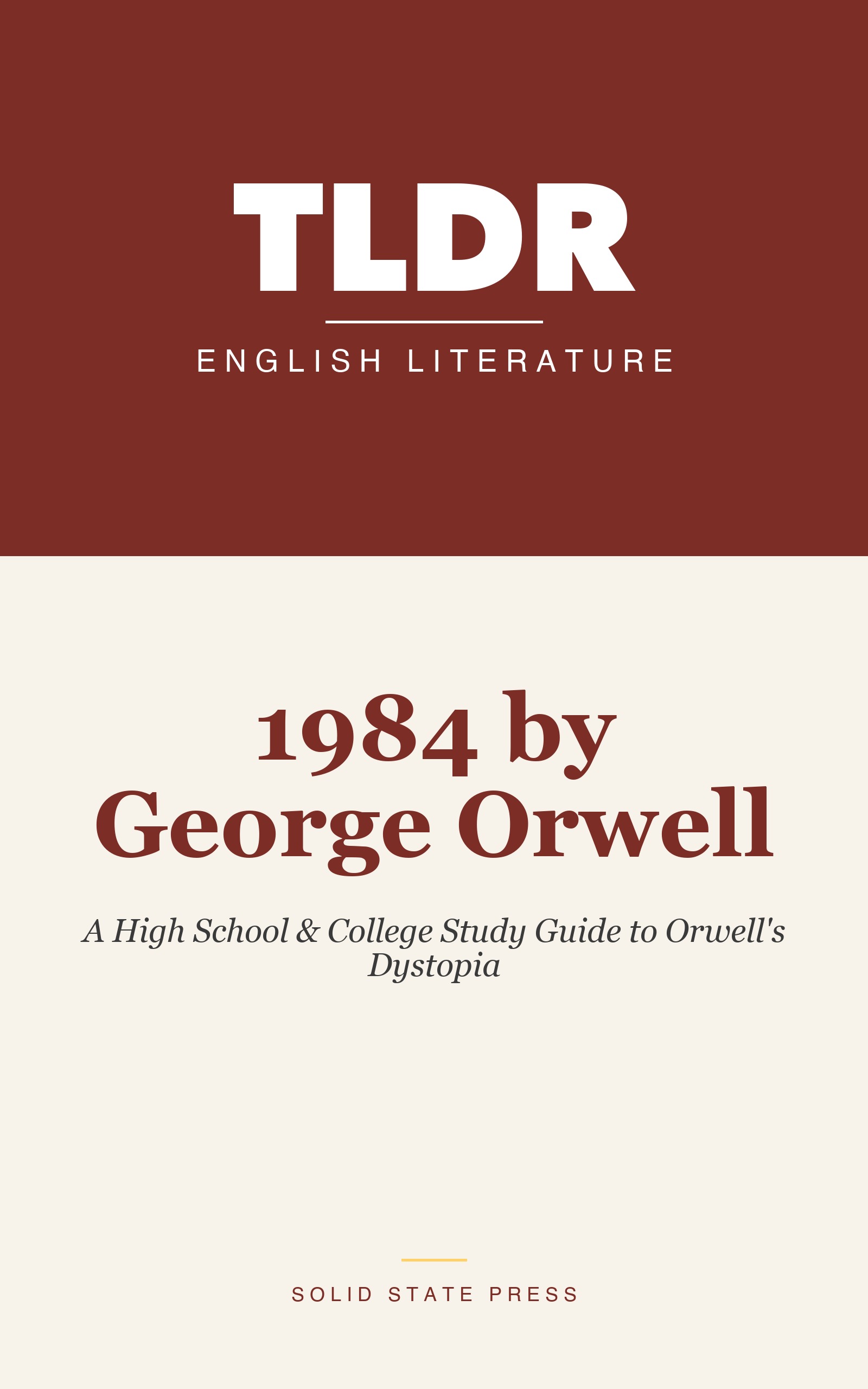 1984 by George Orwell cover