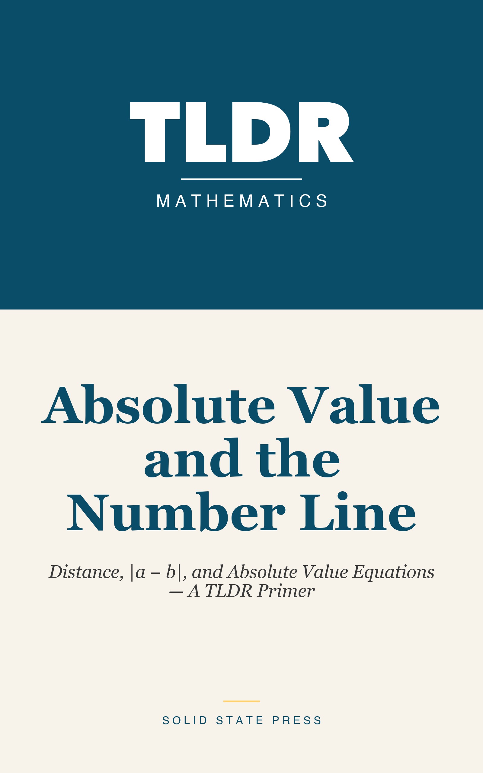 Absolute Value and the Number Line cover