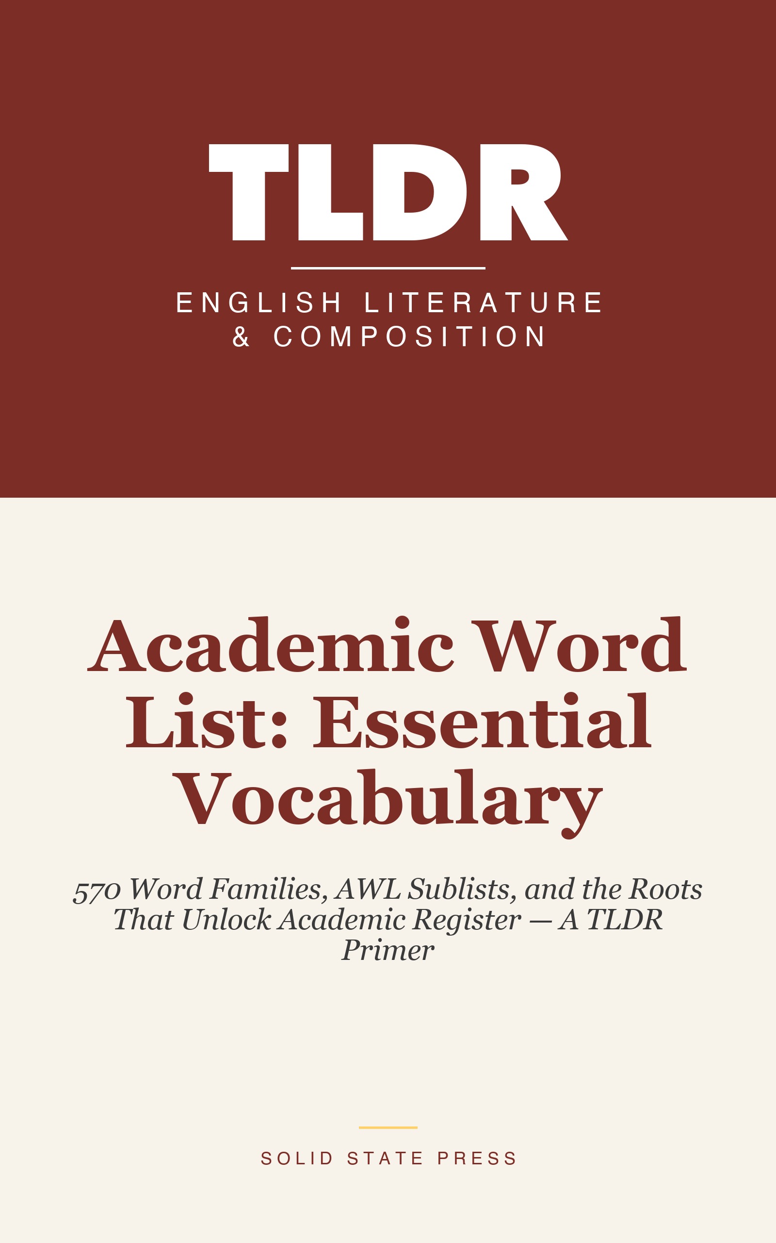 Academic Word List: Essential Vocabulary cover