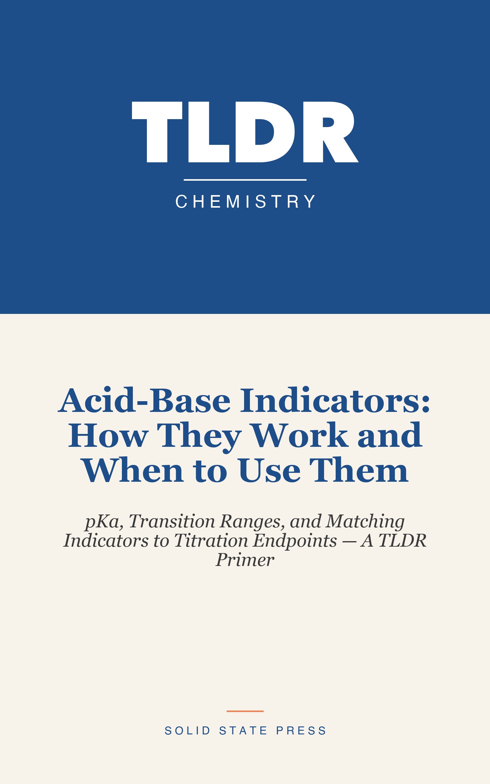 Acid-Base Indicators: How They Work and When to Use Them cover