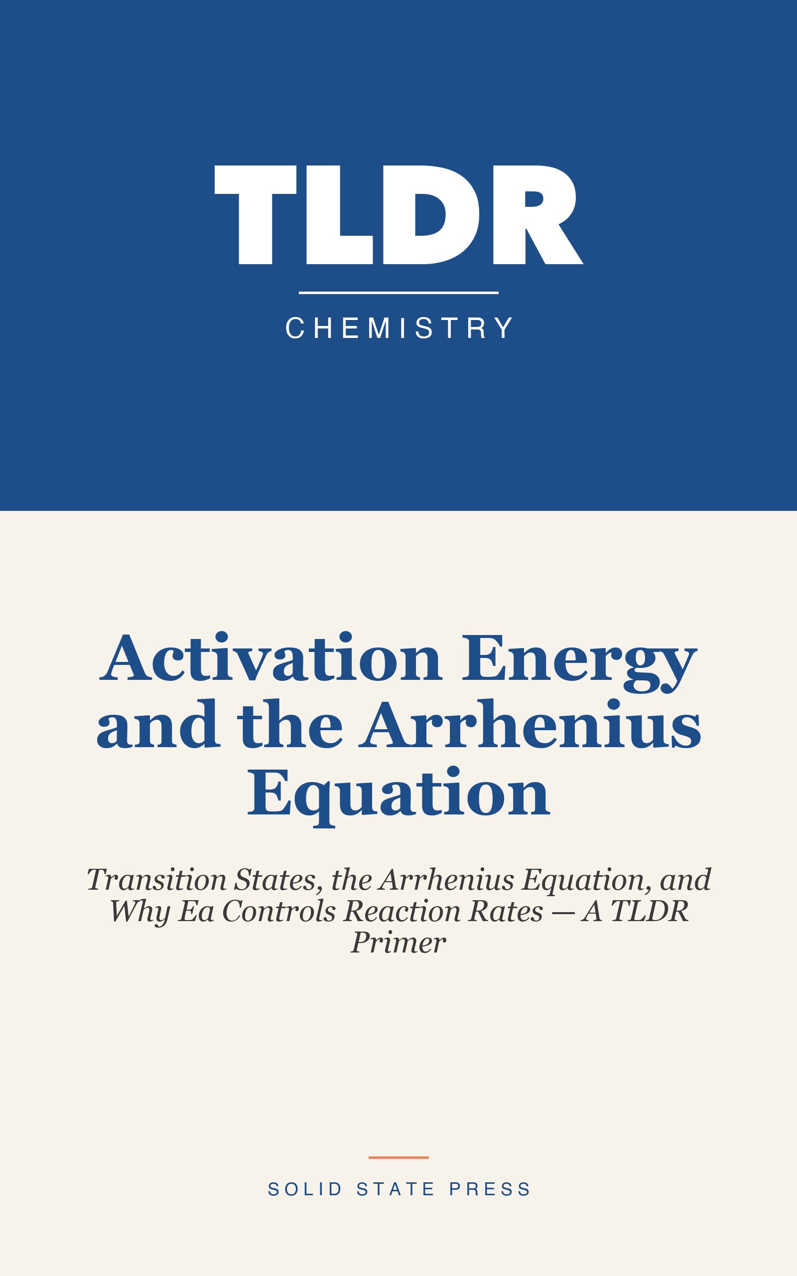 Activation Energy and the Arrhenius Equation cover