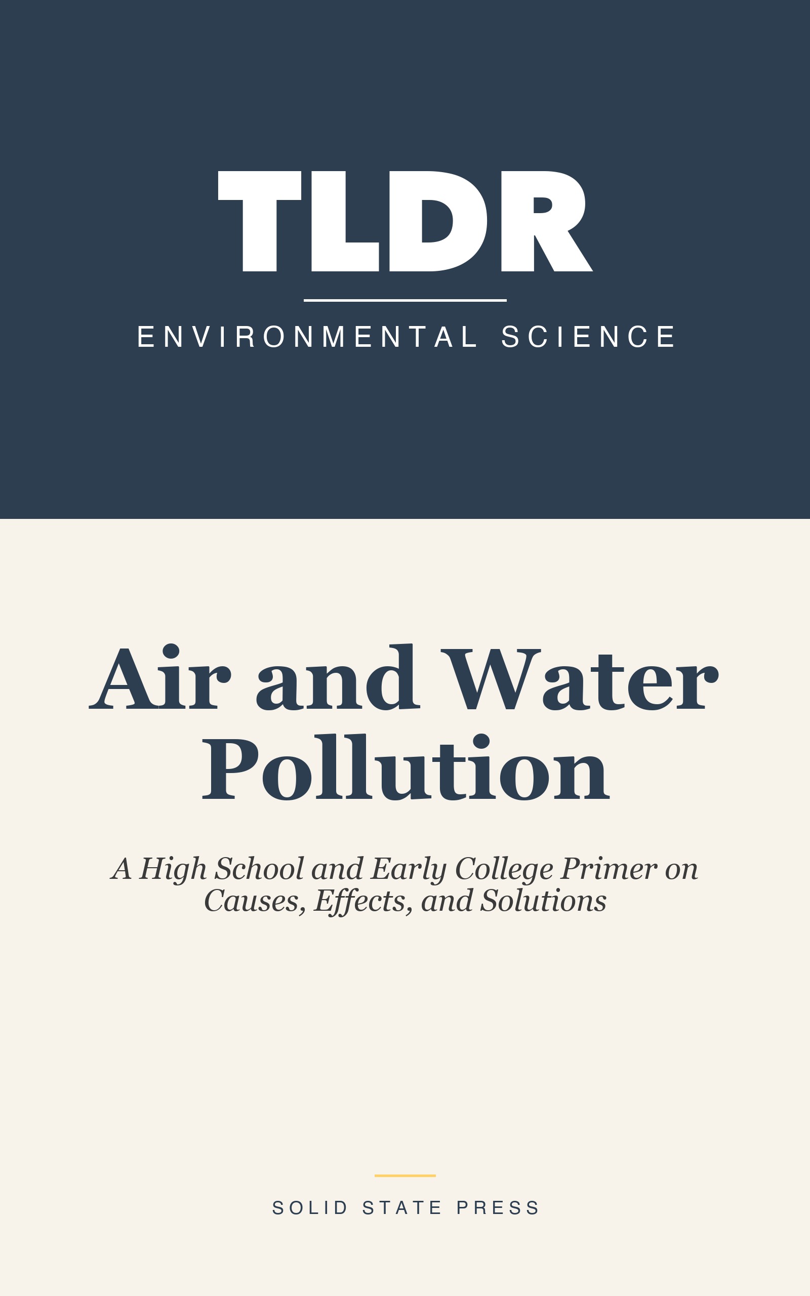 Air and Water Pollution cover