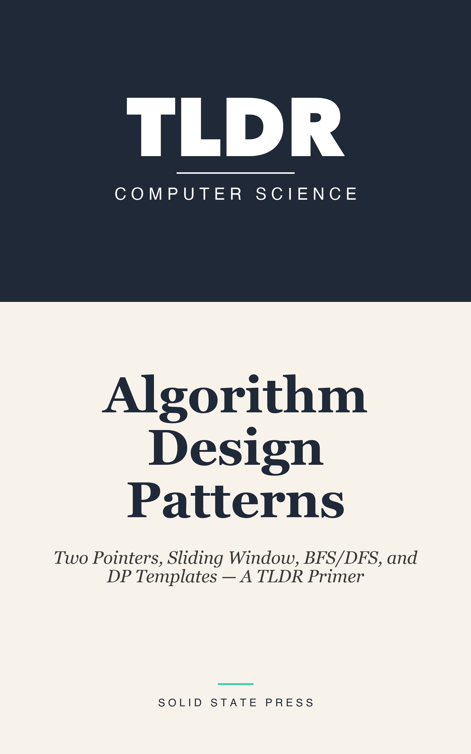 Algorithm Design Patterns cover