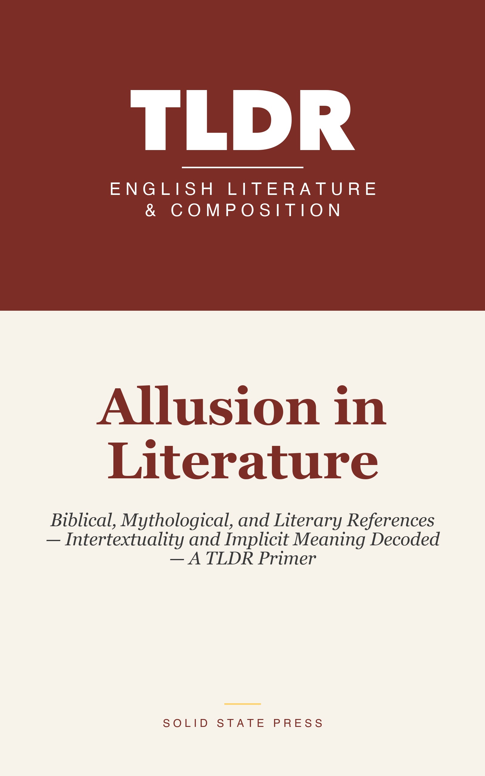 Allusion in Literature cover