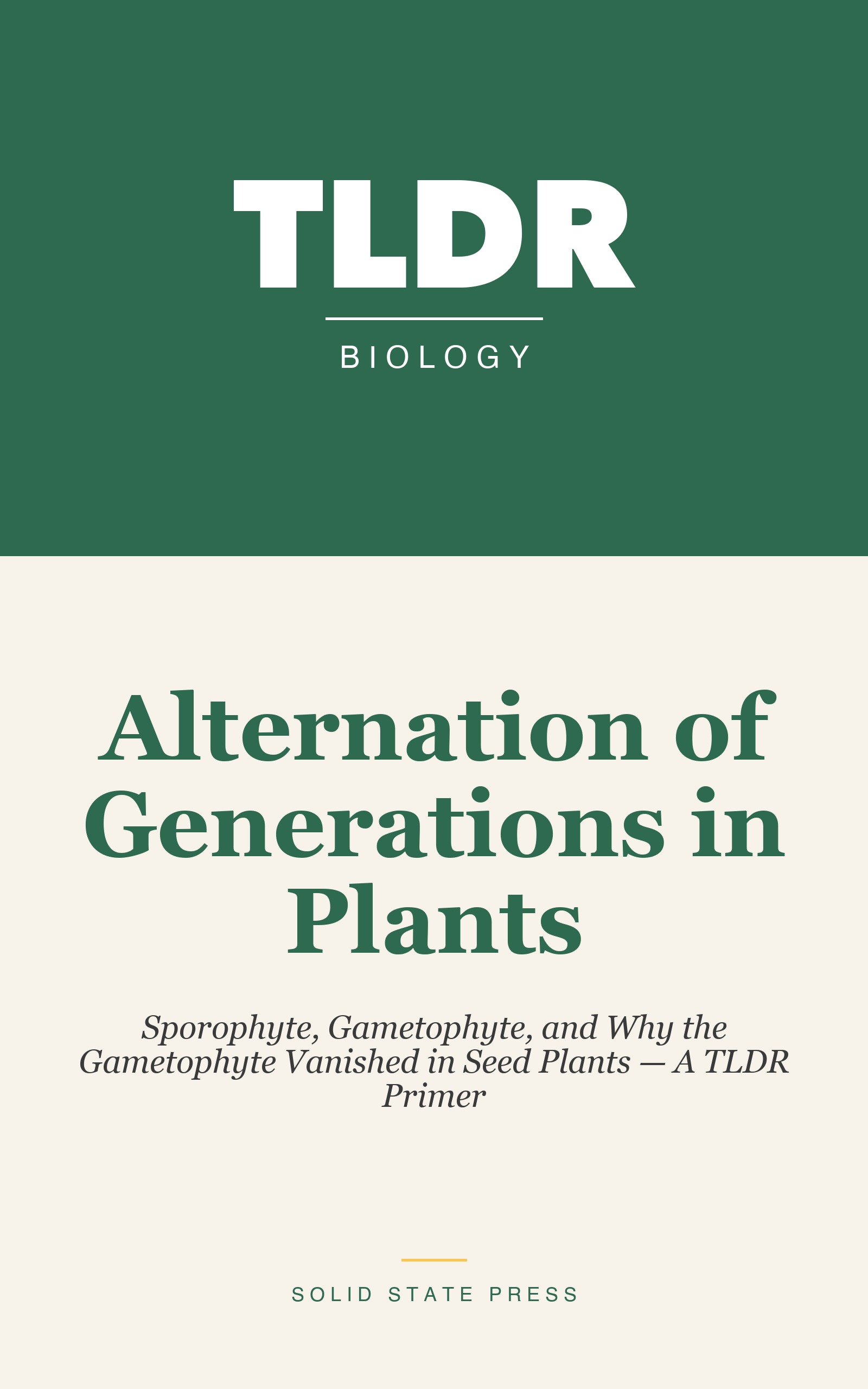 Alternation of Generations in Plants cover