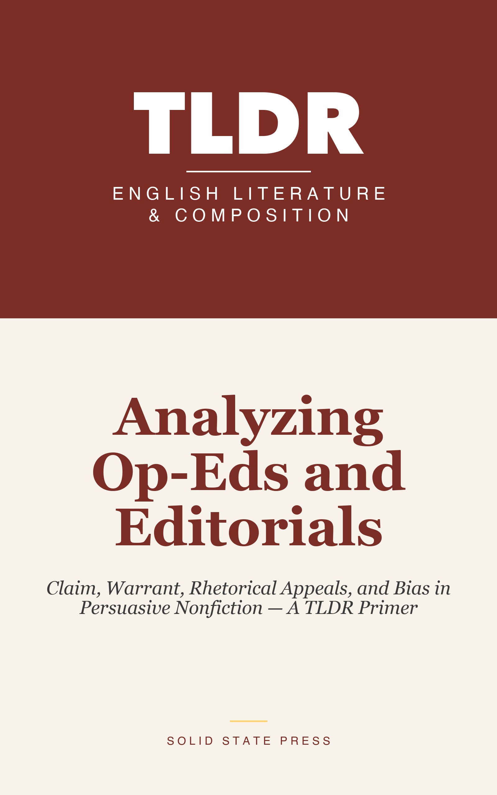 Analyzing Op-Eds and Editorials cover