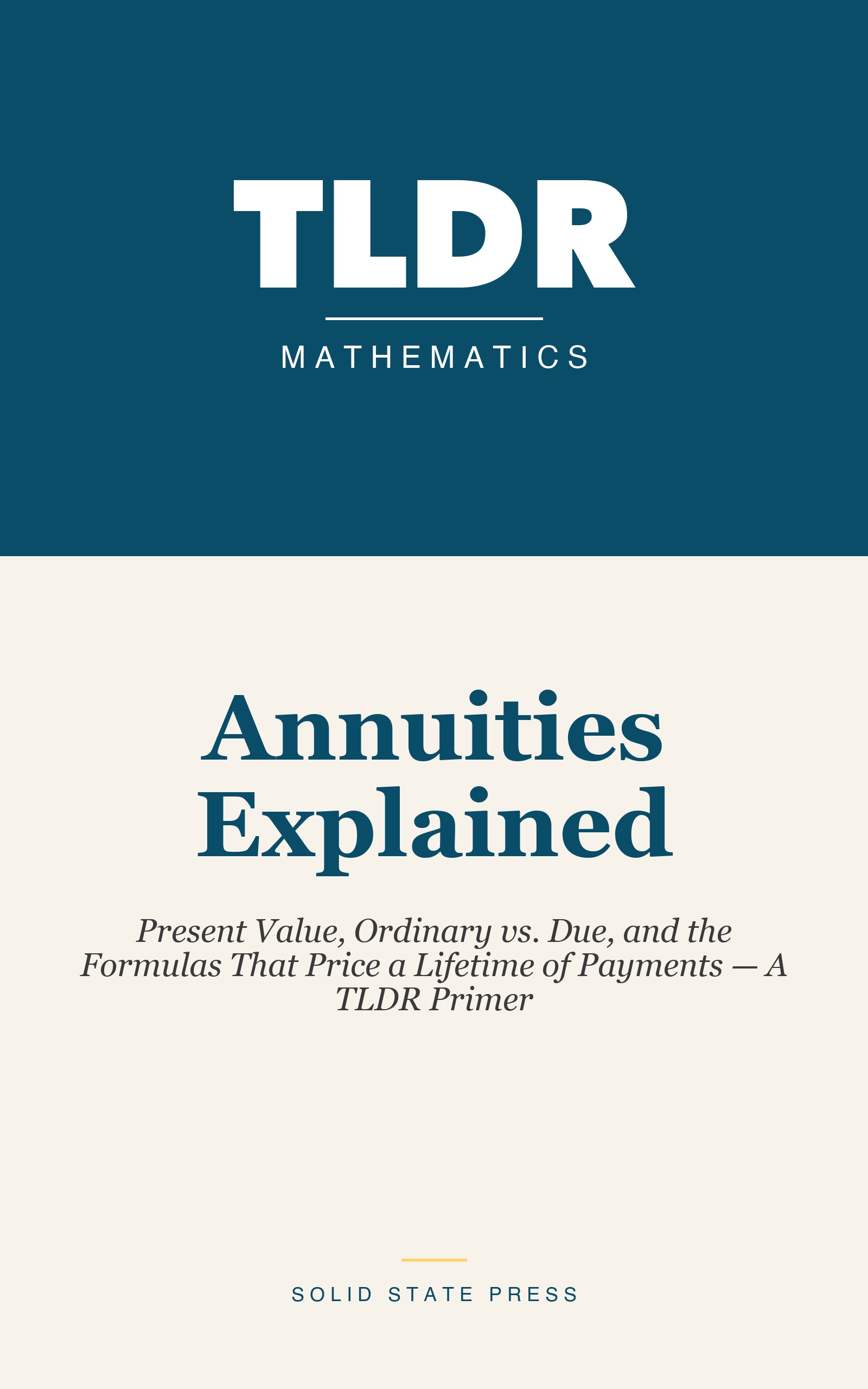 Annuities Explained cover
