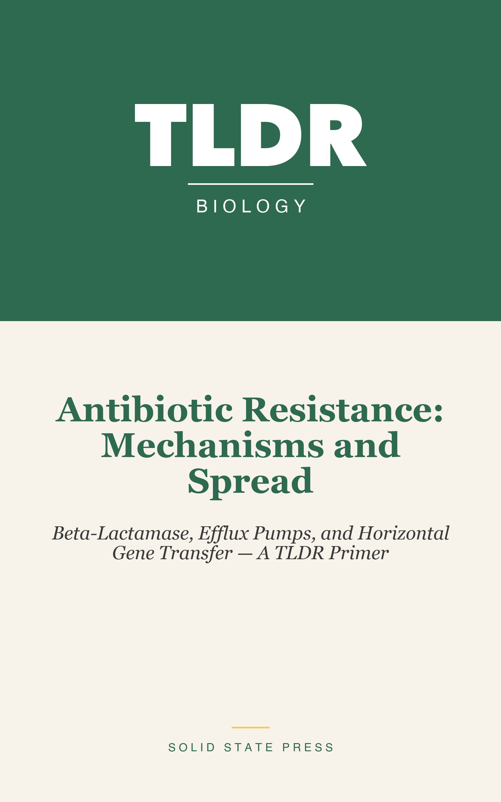 Antibiotic Resistance: Mechanisms and Spread cover