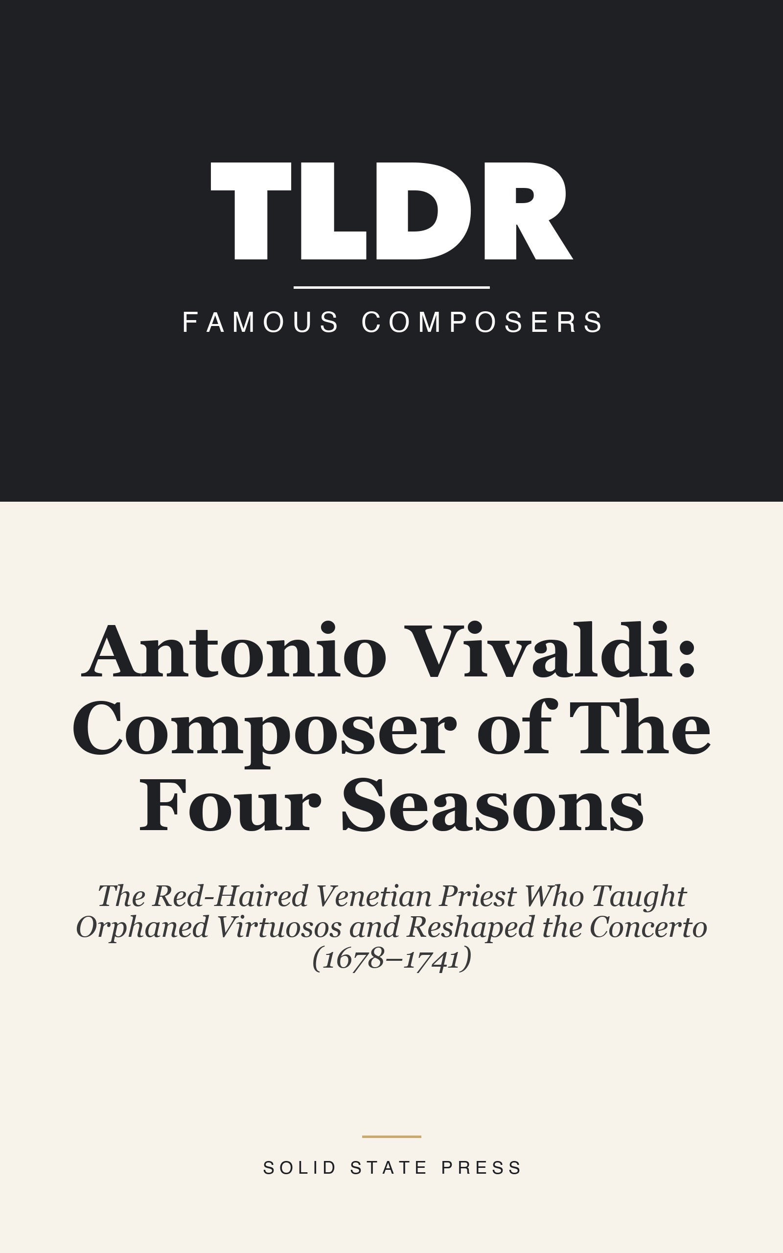 Antonio Vivaldi: Composer of The Four Seasons cover