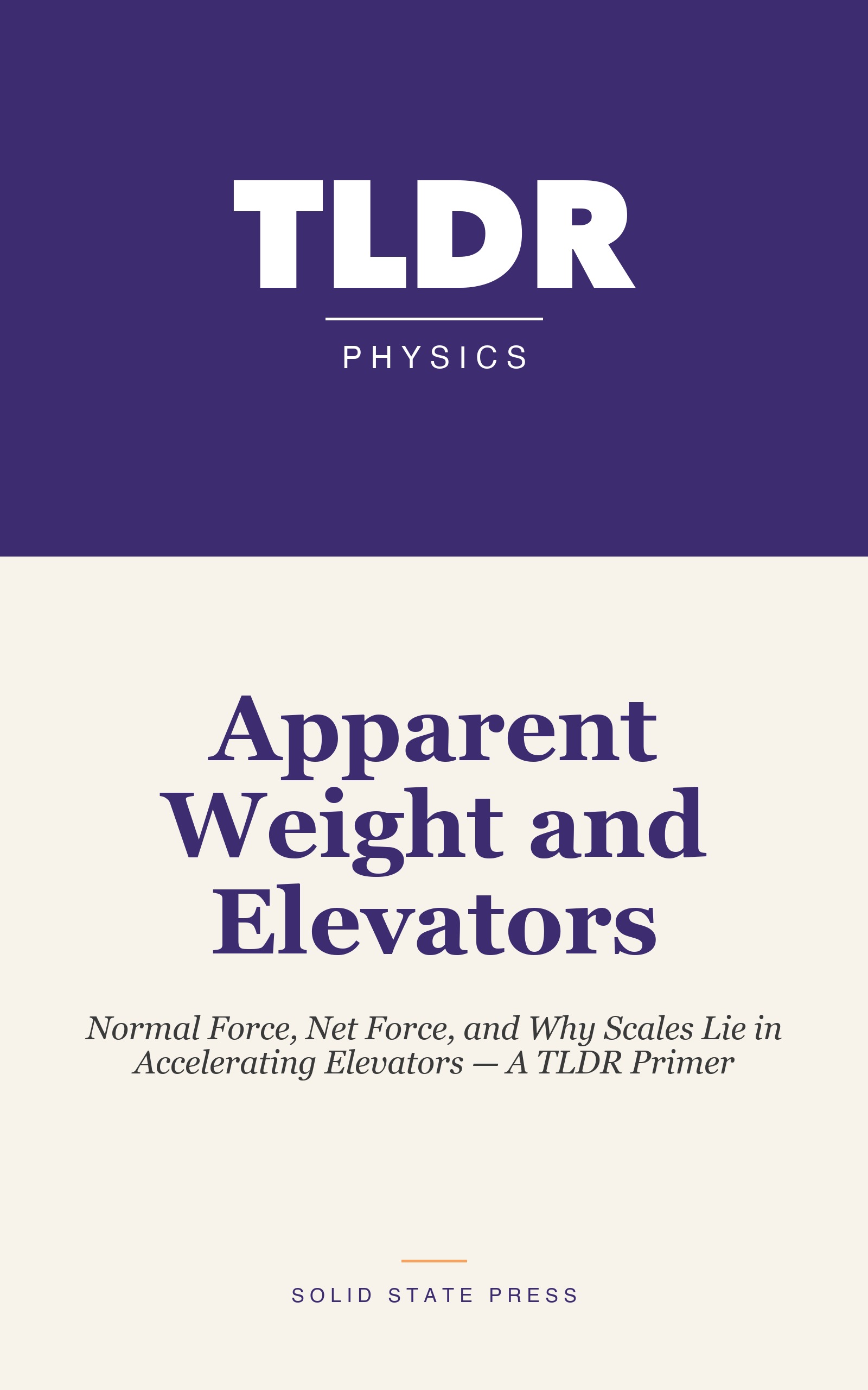 Apparent Weight and Elevators cover