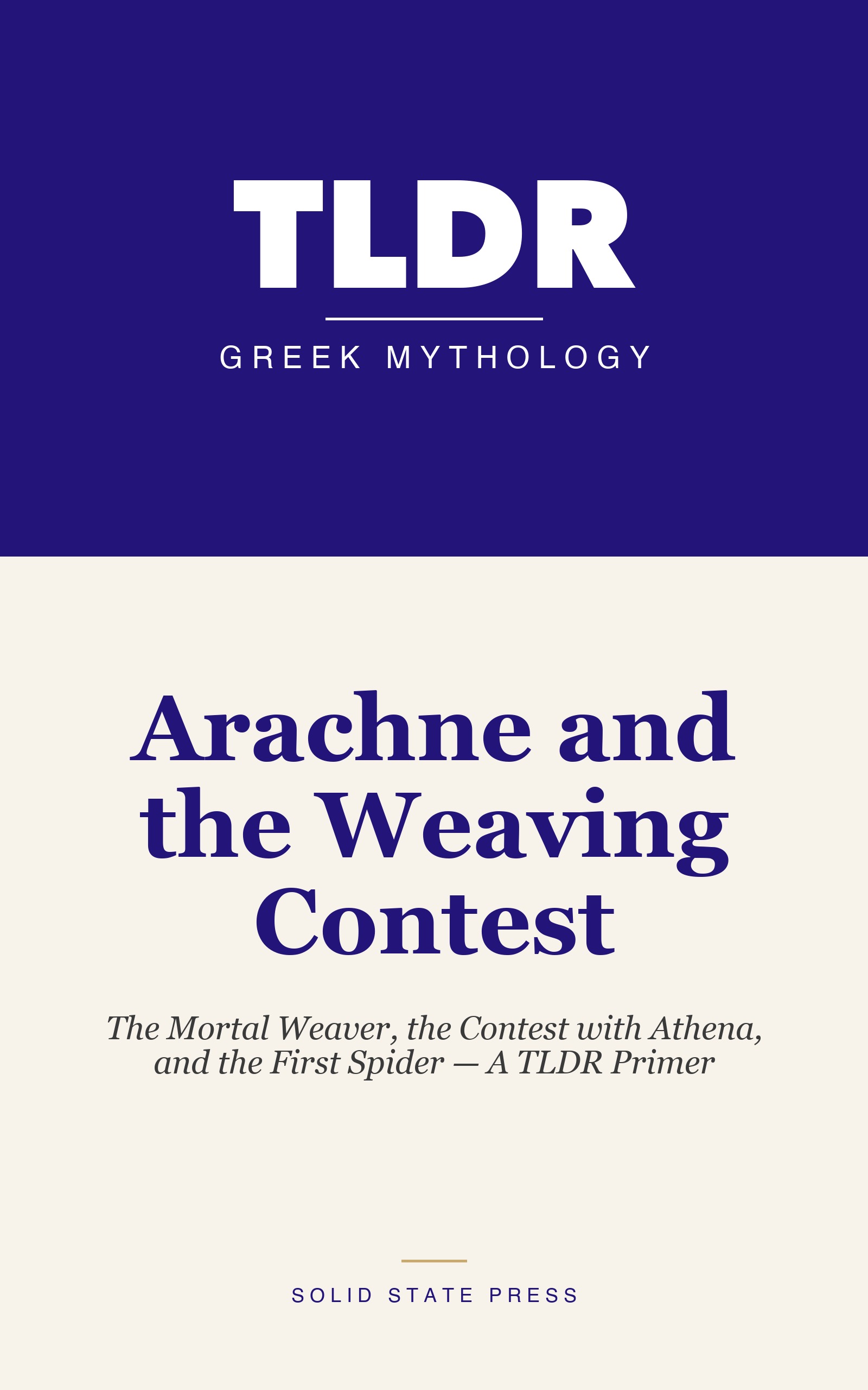 Arachne and the Weaving Contest cover