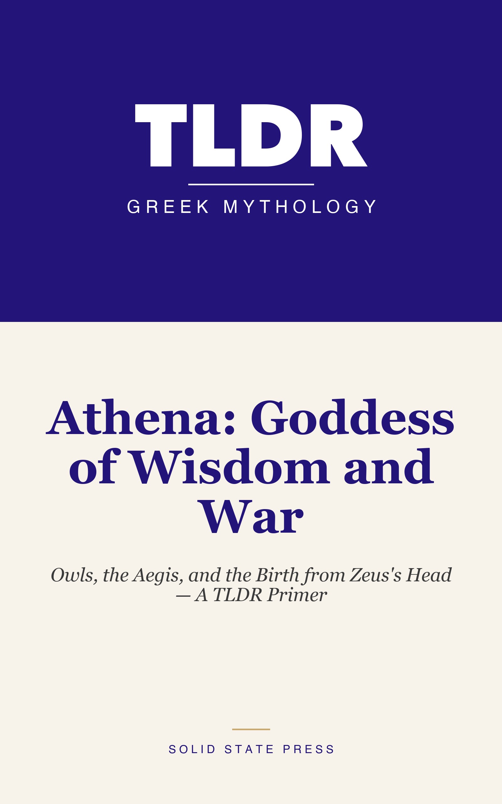 Athena: Goddess of Wisdom and War cover