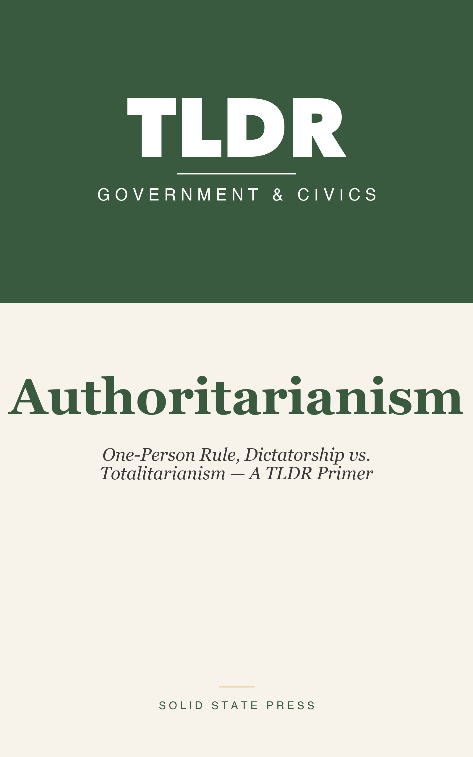Authoritarianism cover