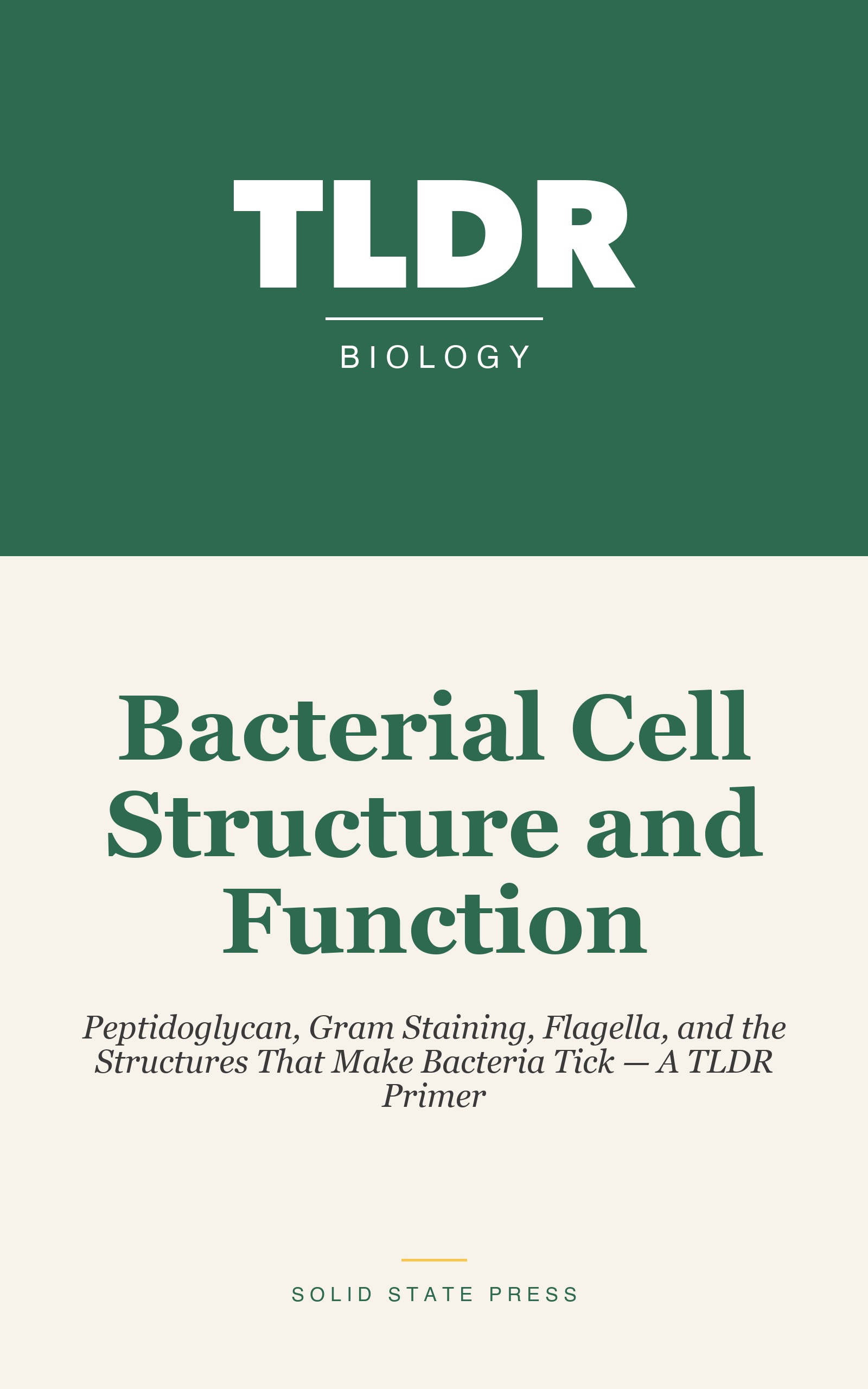 Bacterial Cell Structure and Function cover