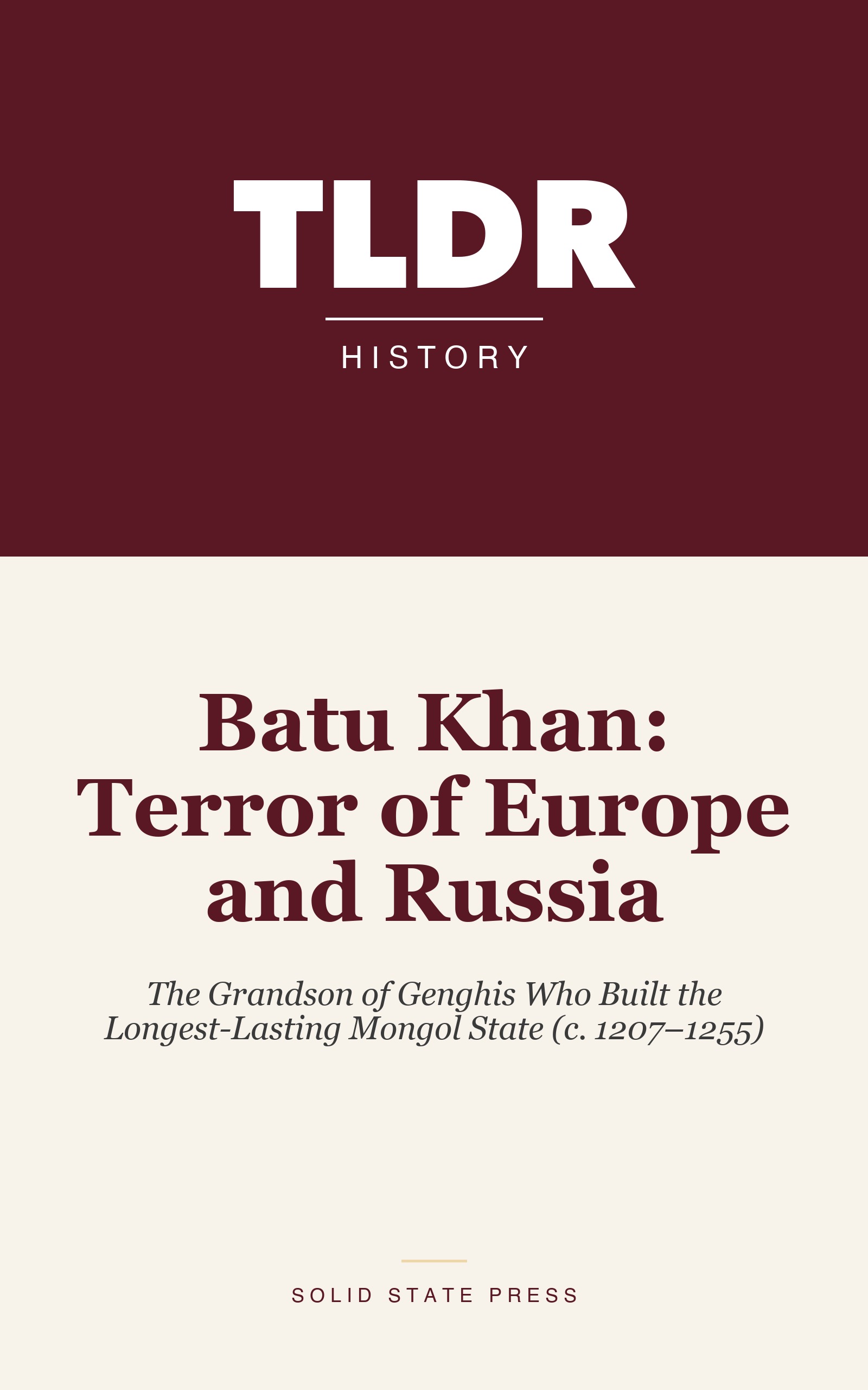 Batu Khan: Terror of Europe and Russia cover