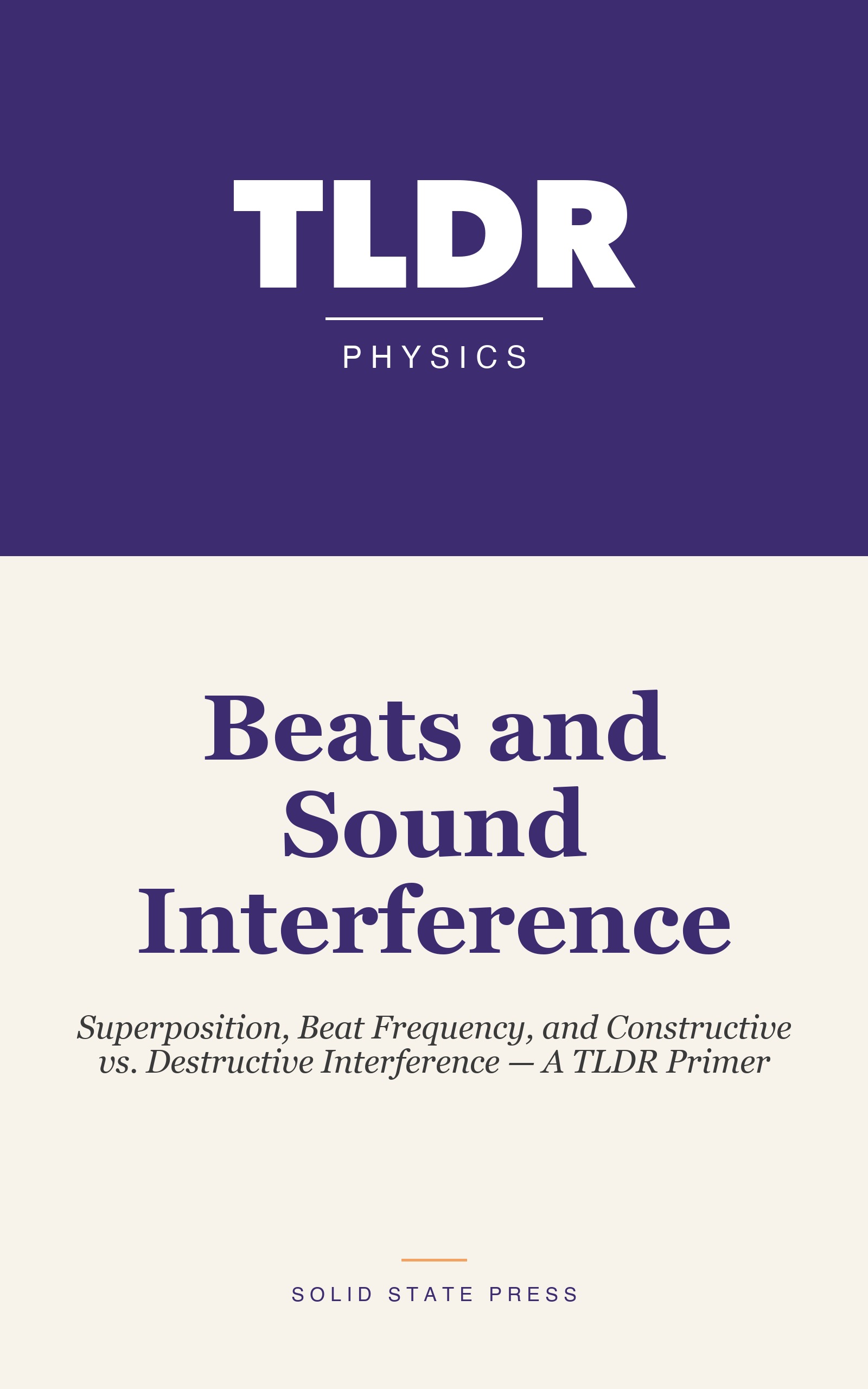 Beats and Sound Interference cover