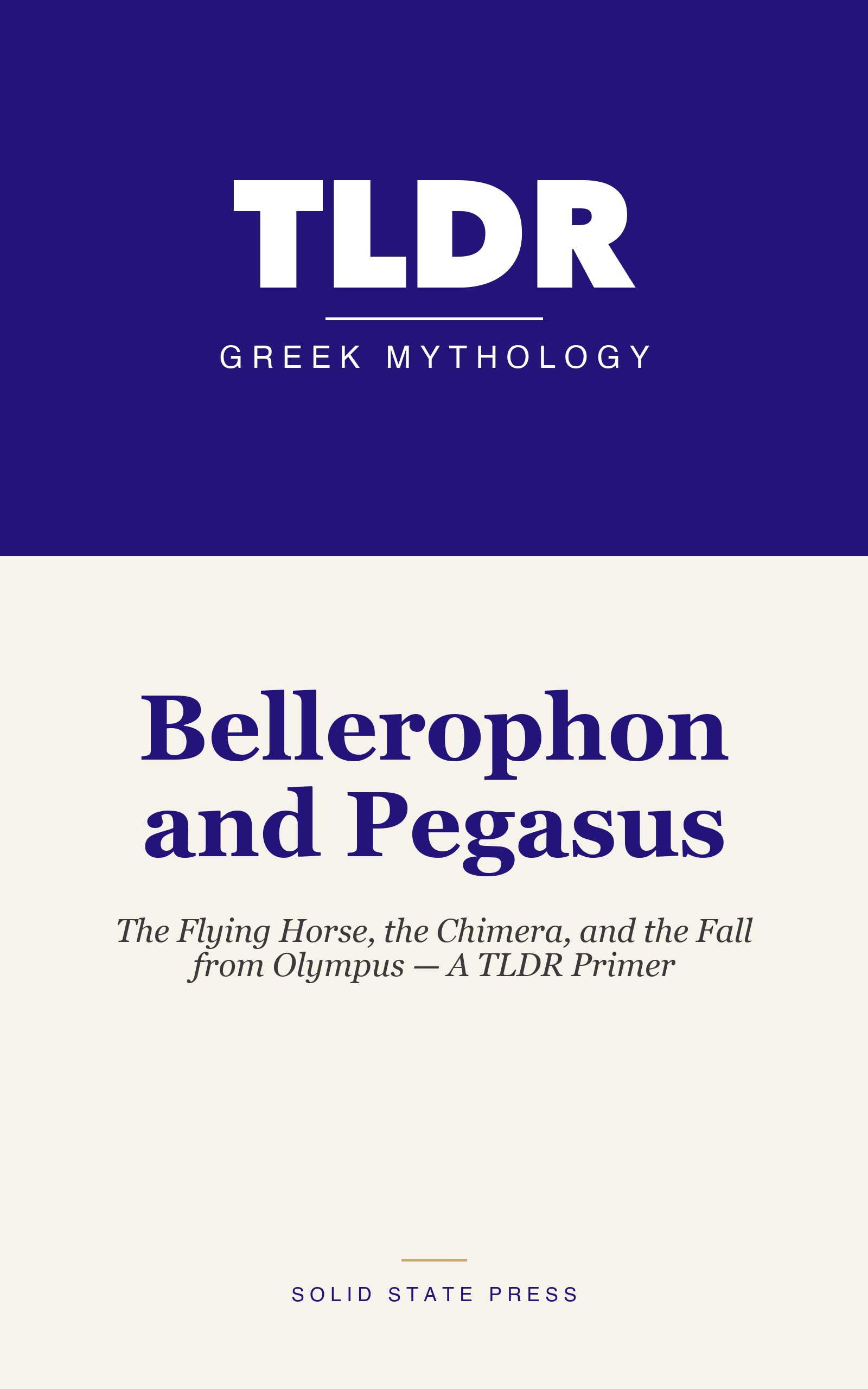 Bellerophon and Pegasus cover