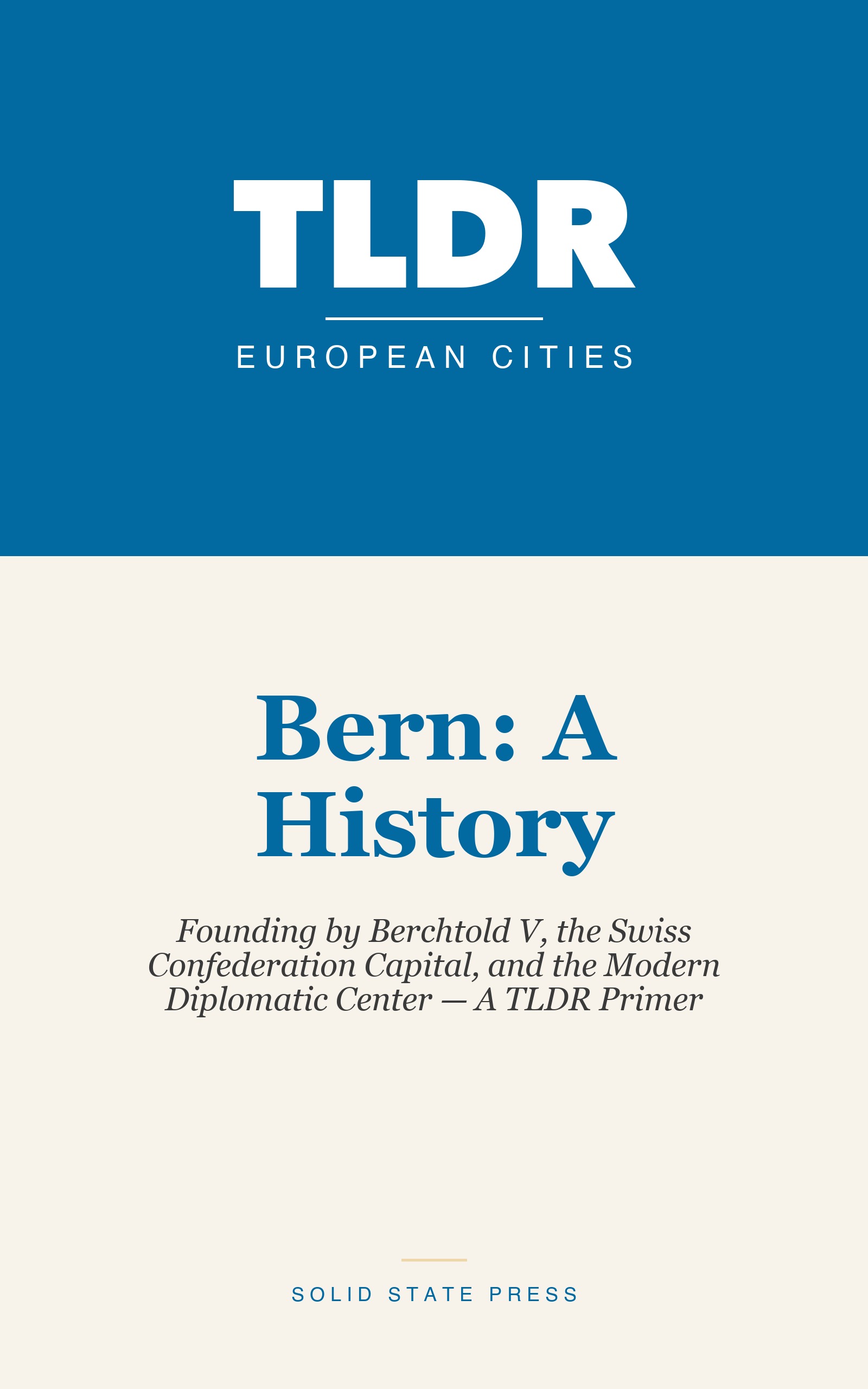Bern: A History cover