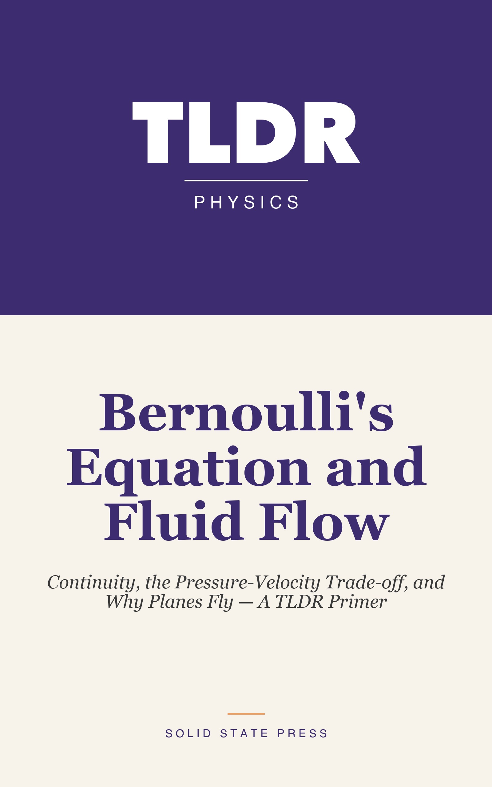 Bernoulli's Equation and Fluid Flow cover