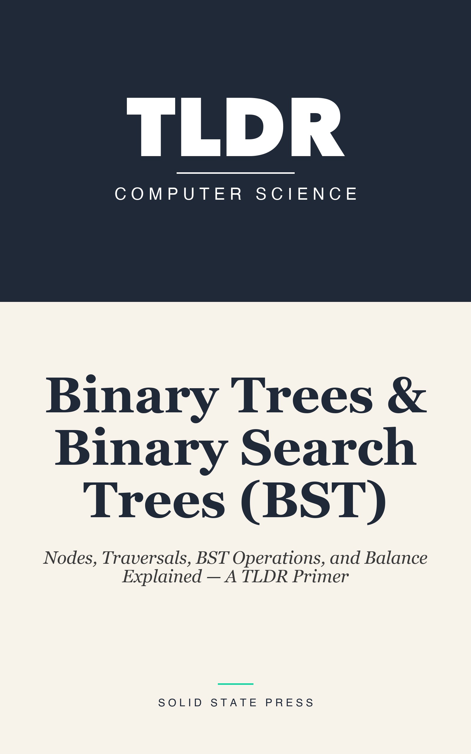 Binary Trees & Binary Search Trees (BST) cover