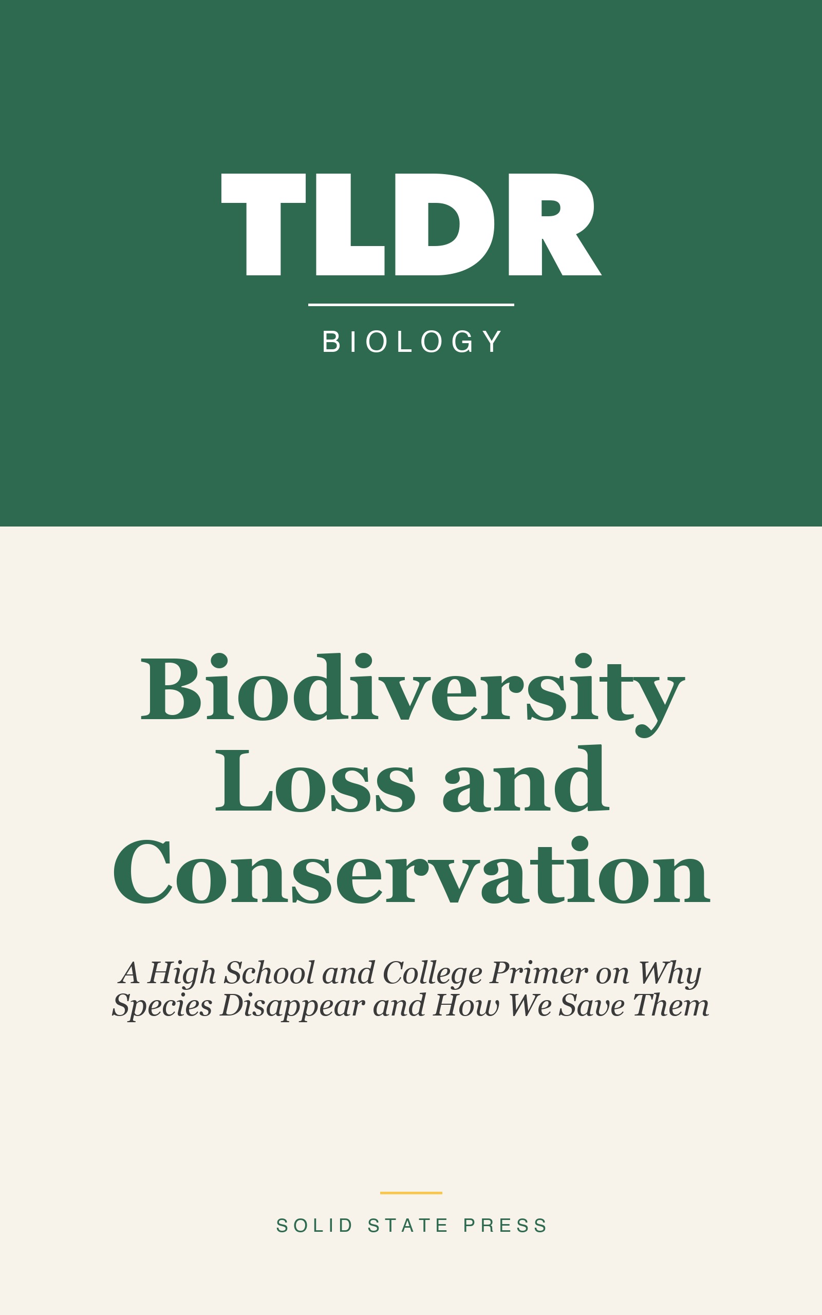 Biodiversity Loss and Conservation cover