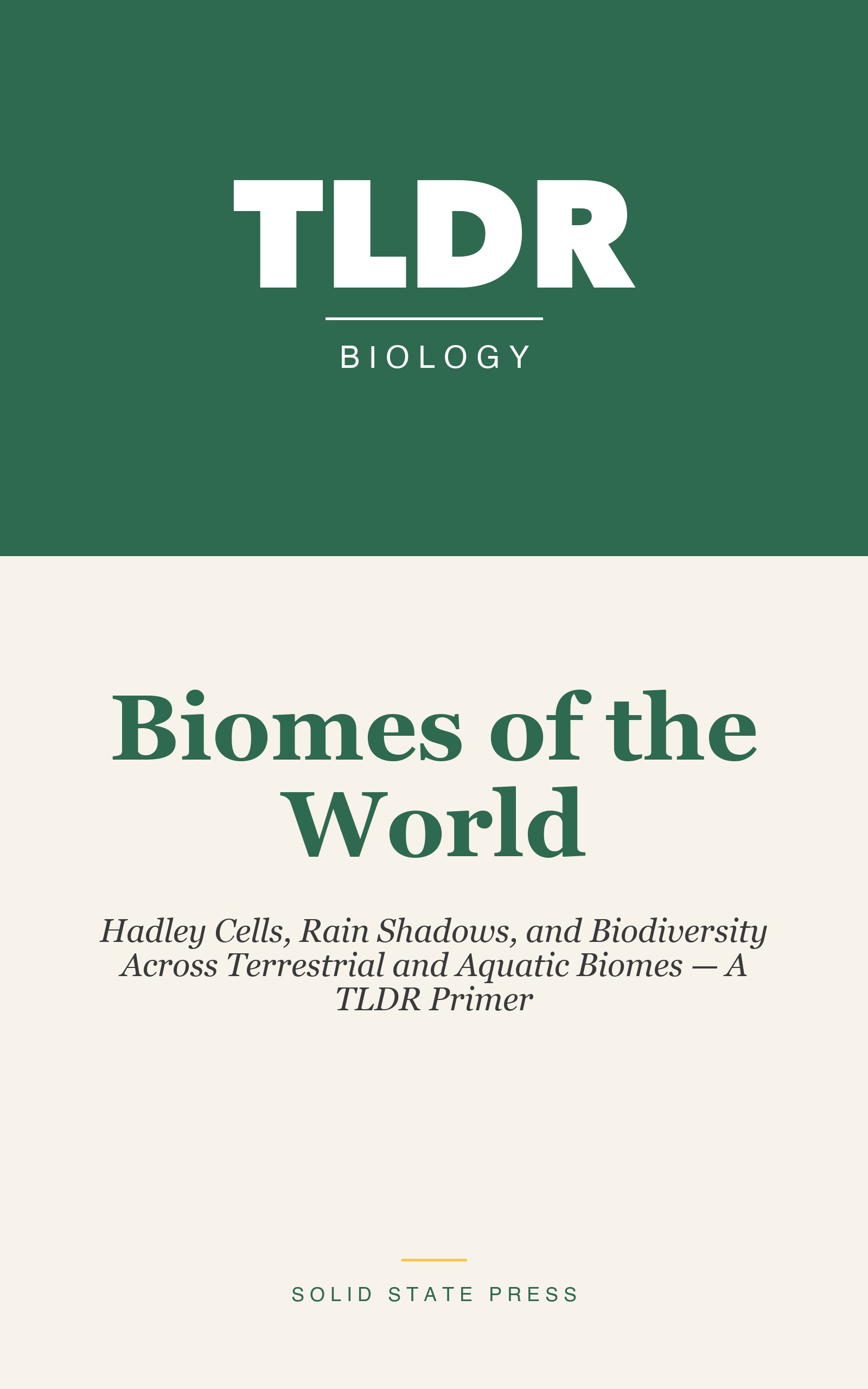 Biomes of the World cover