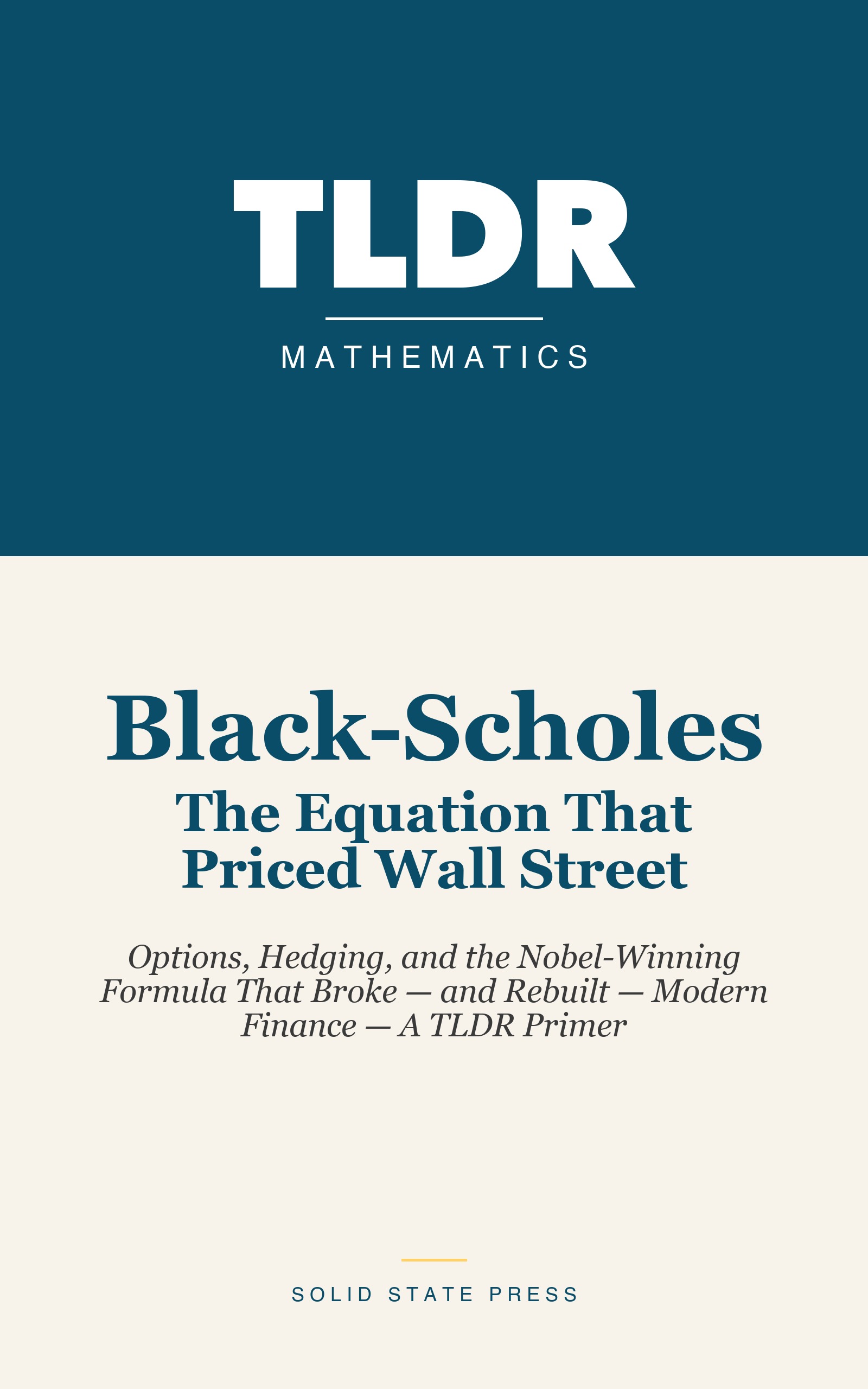 Black-Scholes: The Equation That Priced Wall Street cover