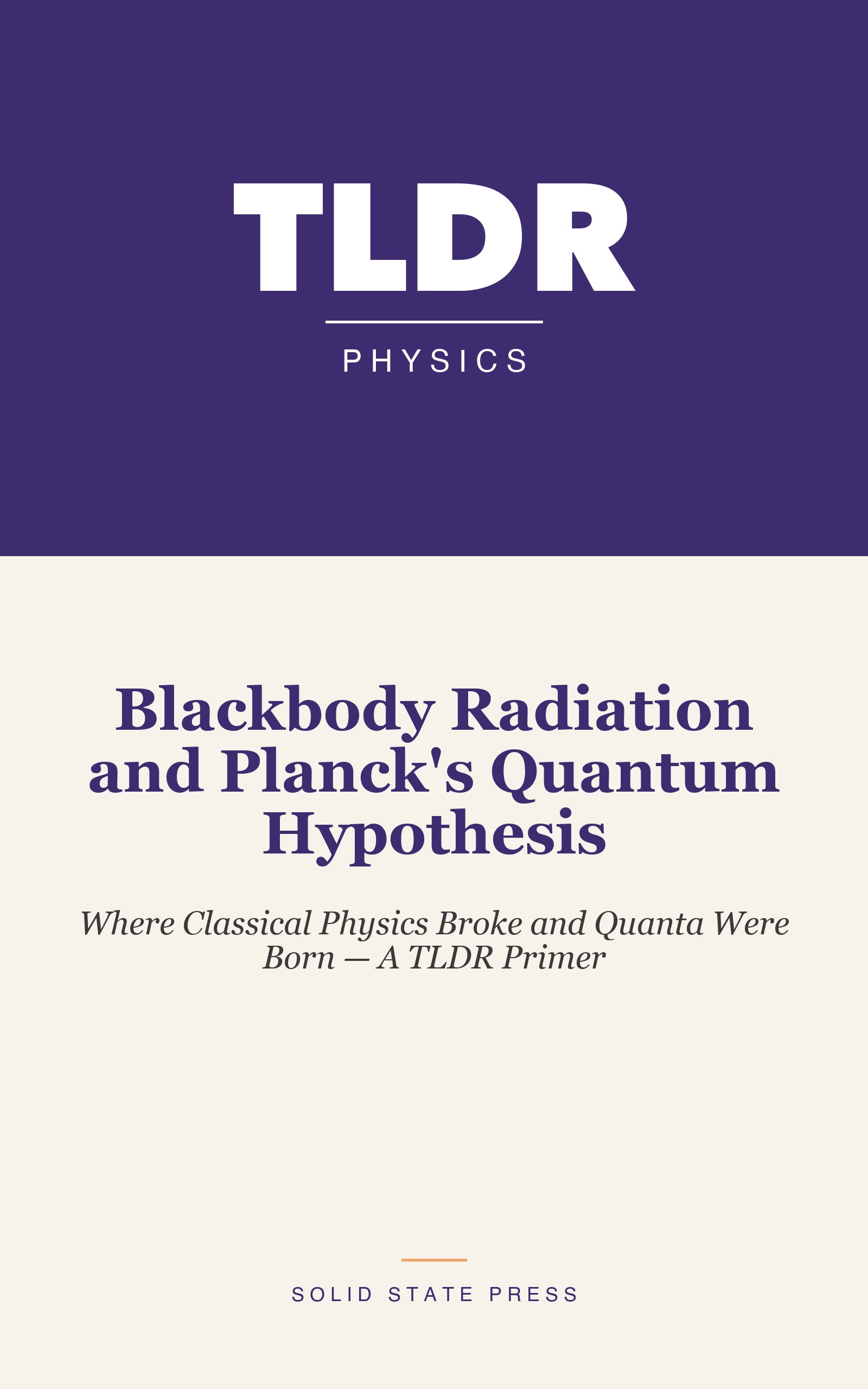 Blackbody Radiation and Planck's Quantum Hypothesis cover