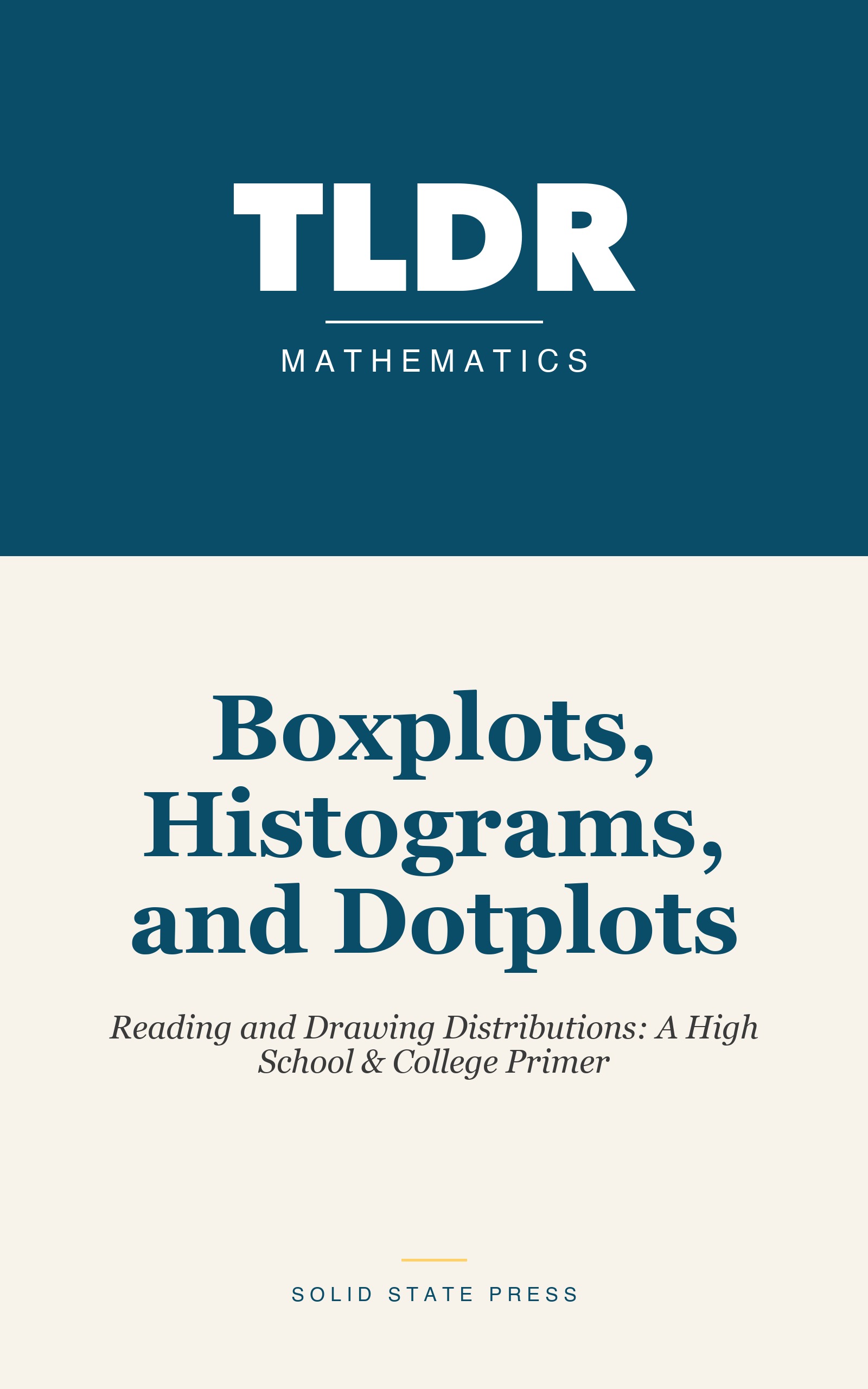 Boxplots, Histograms, and Dotplots cover