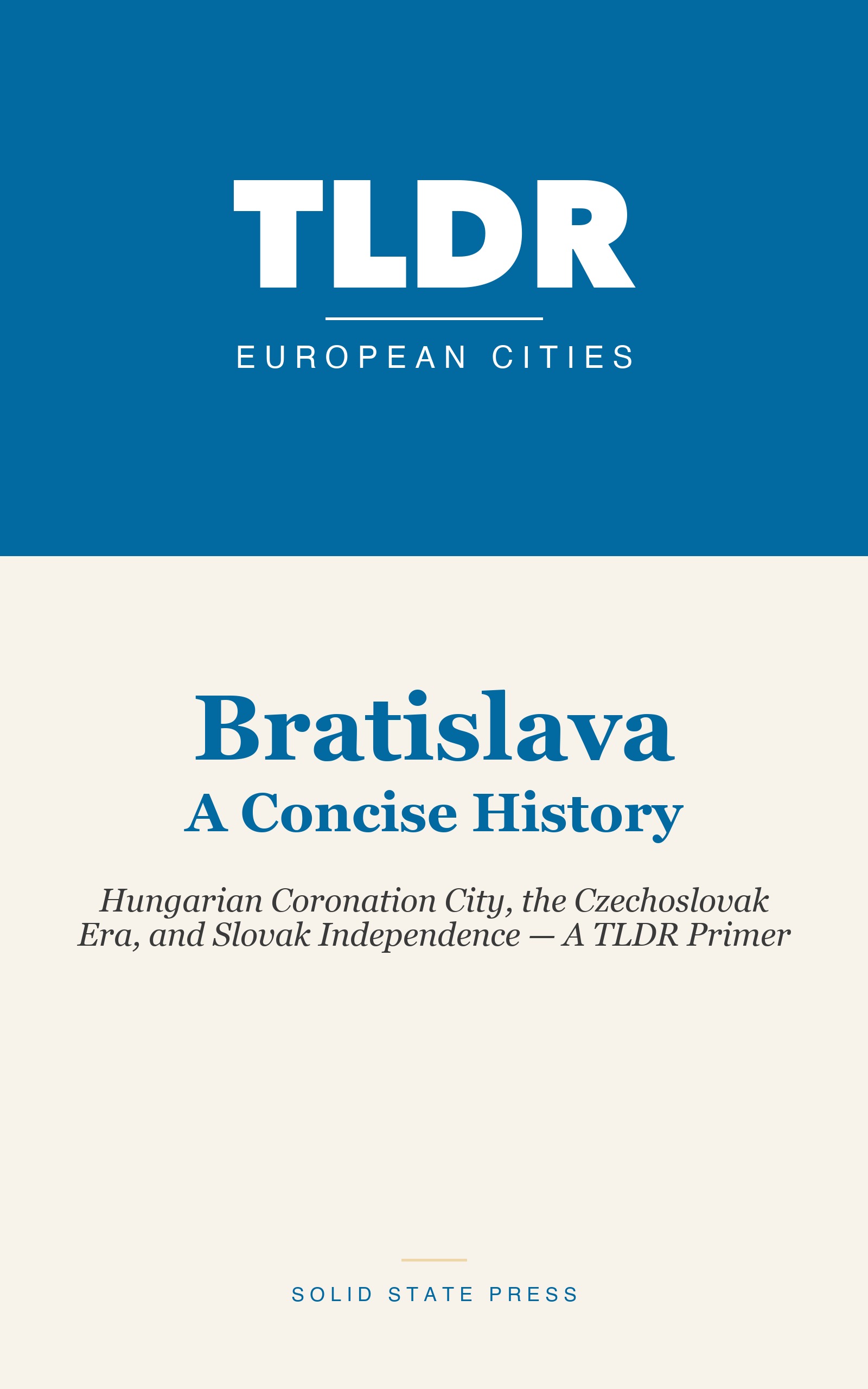 Bratislava: A Concise History cover