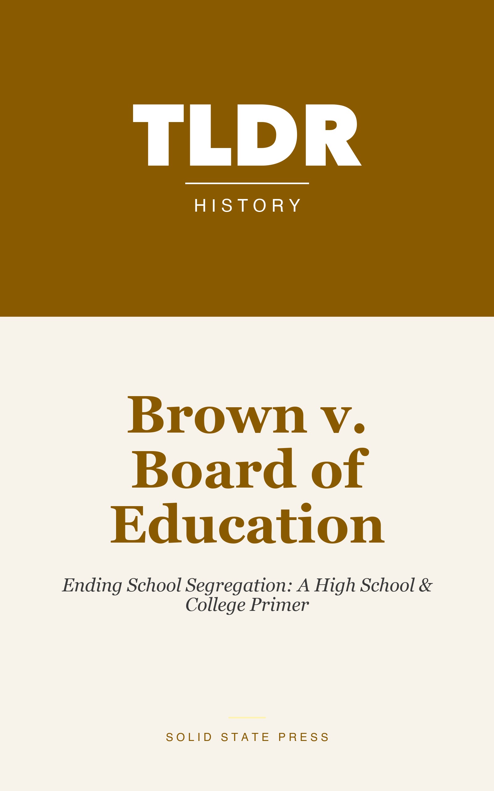 Brown v. Board of Education cover