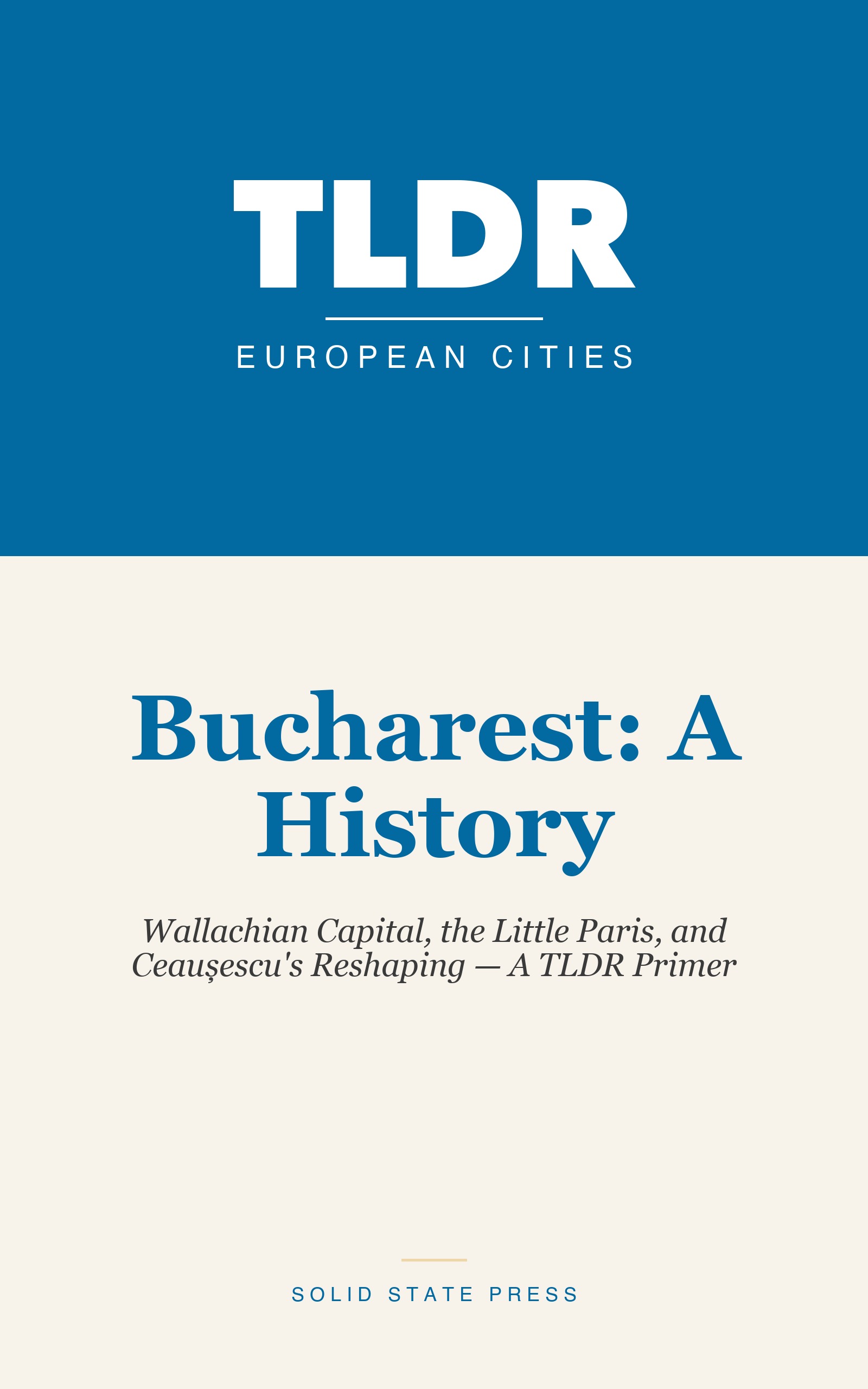 Bucharest: A History cover