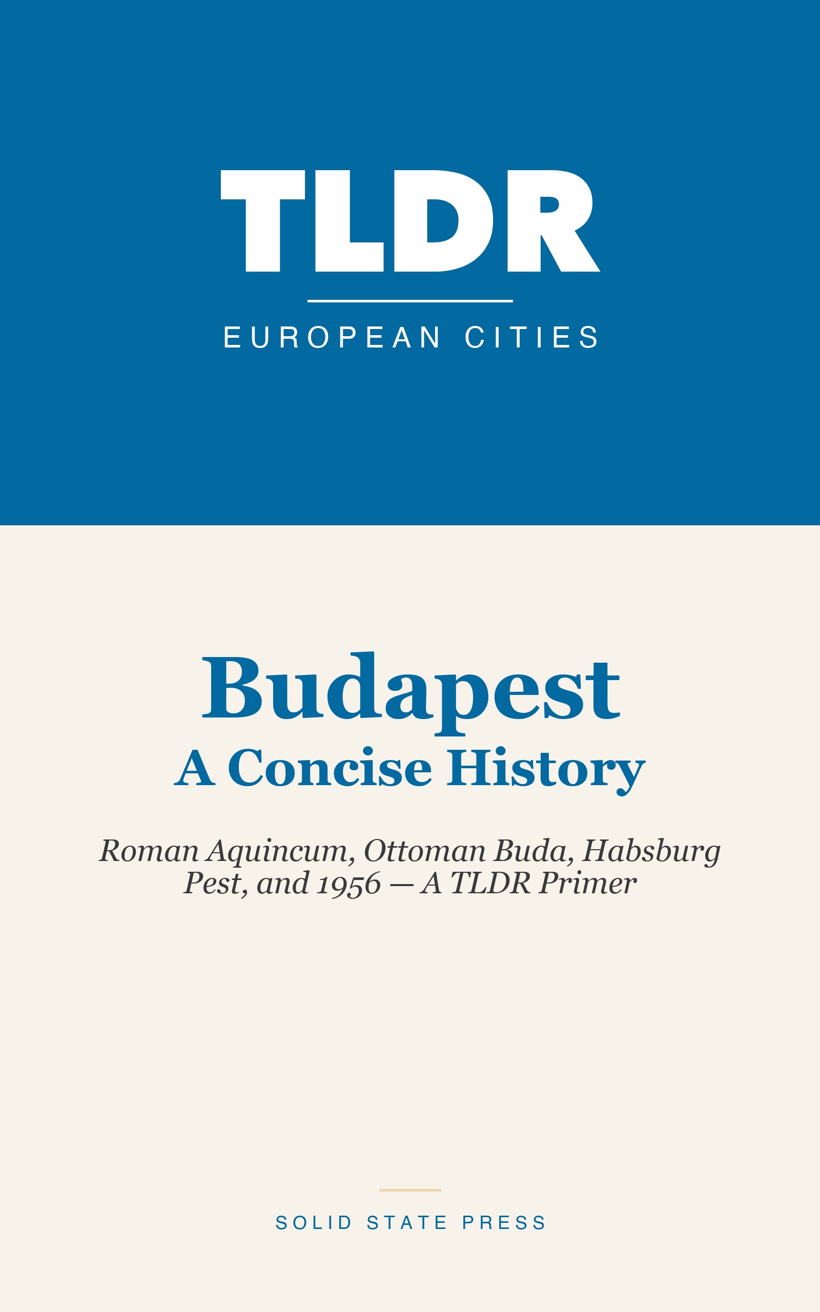 Budapest: A Concise History cover