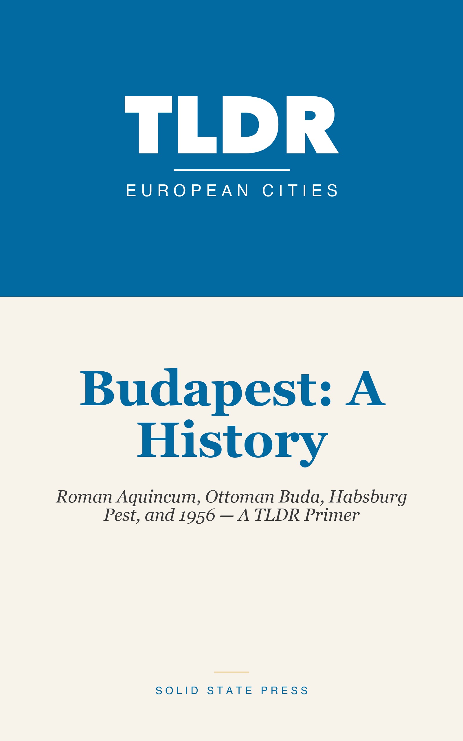 Budapest: A History cover