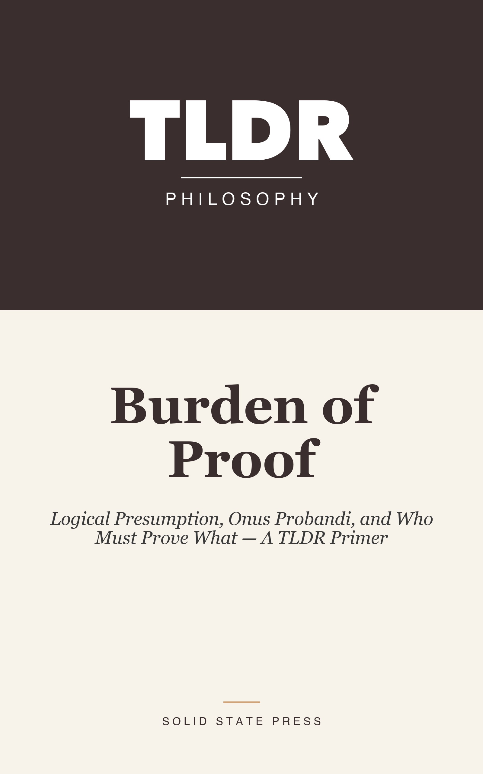 Burden of Proof cover