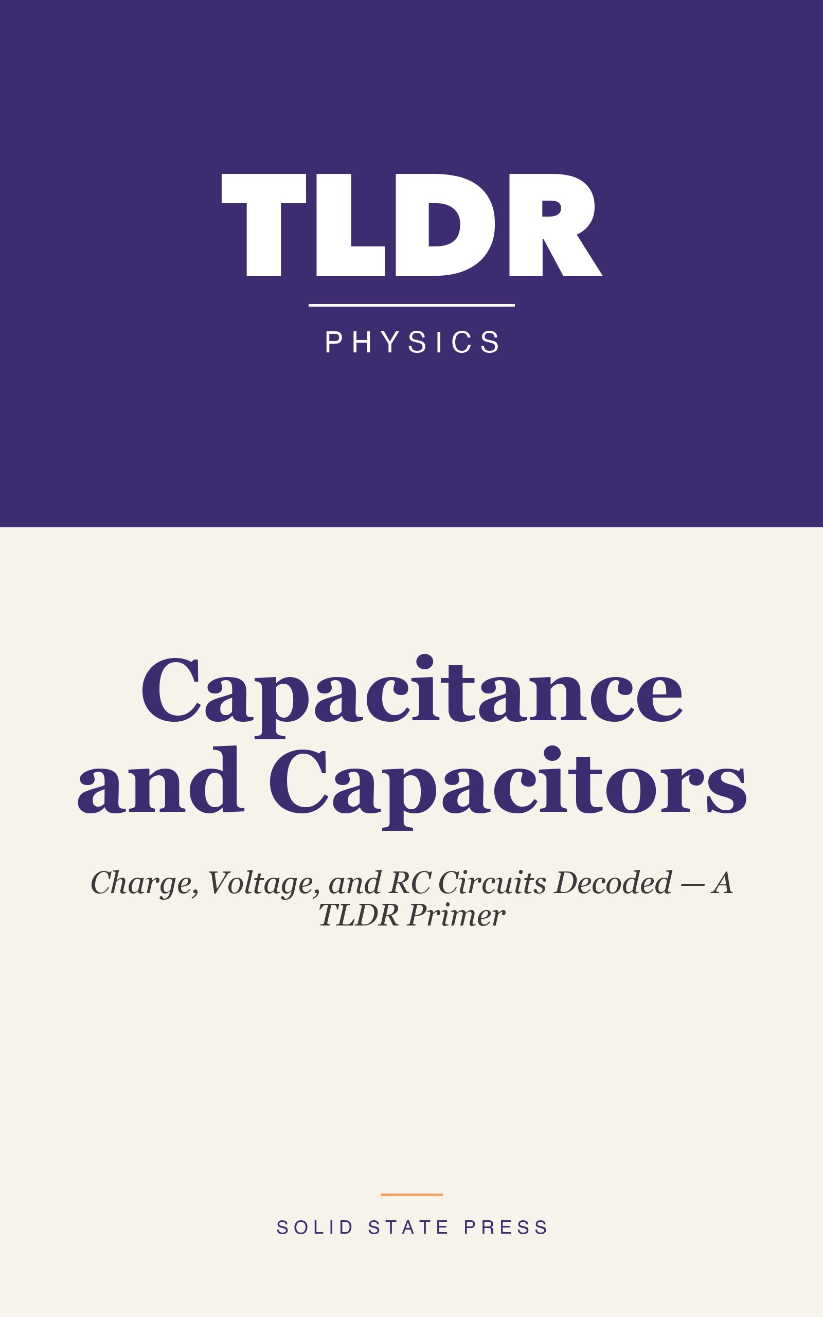 Capacitance and Capacitors cover