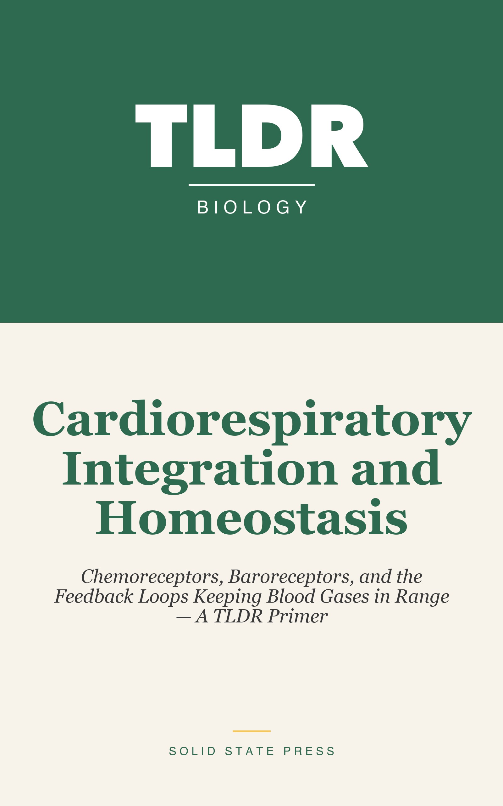Cardiorespiratory Integration and Homeostasis cover