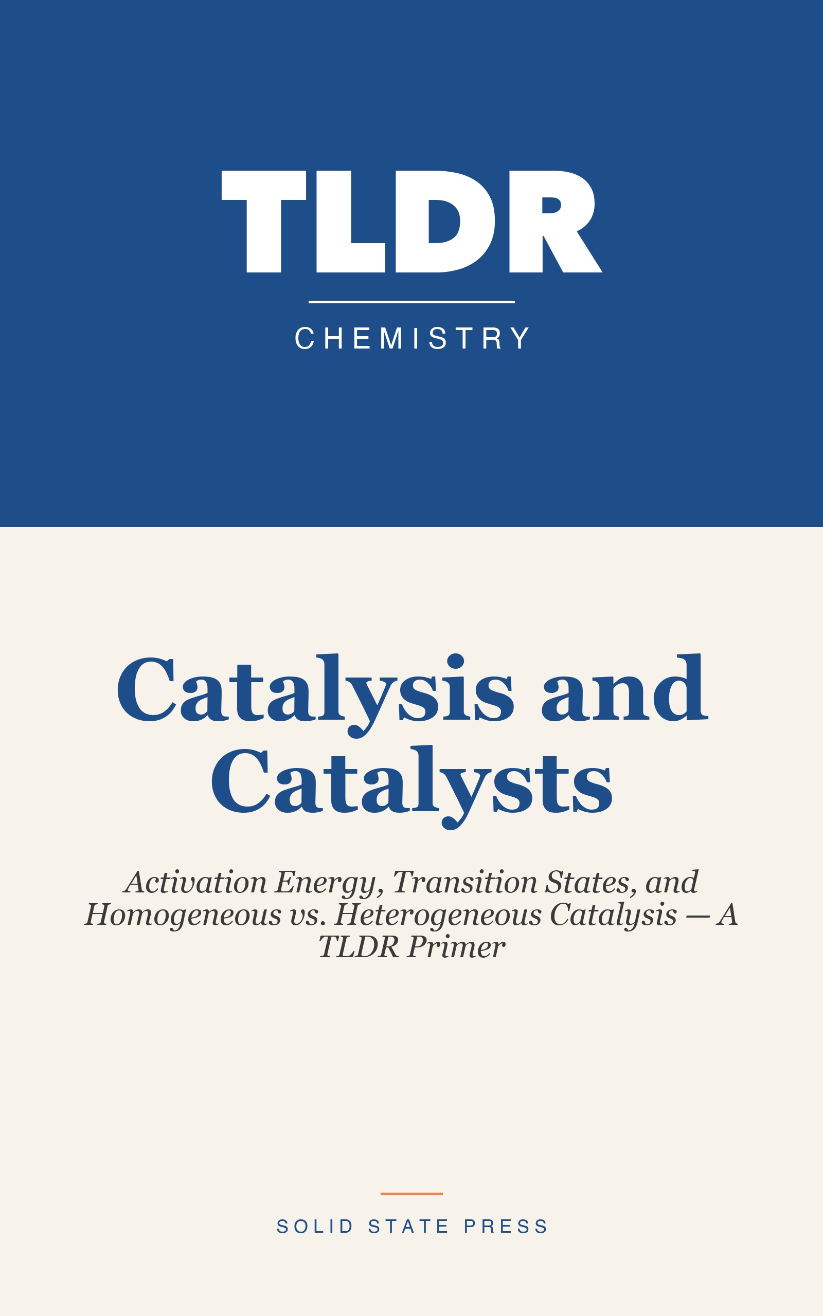 Catalysis and Catalysts cover