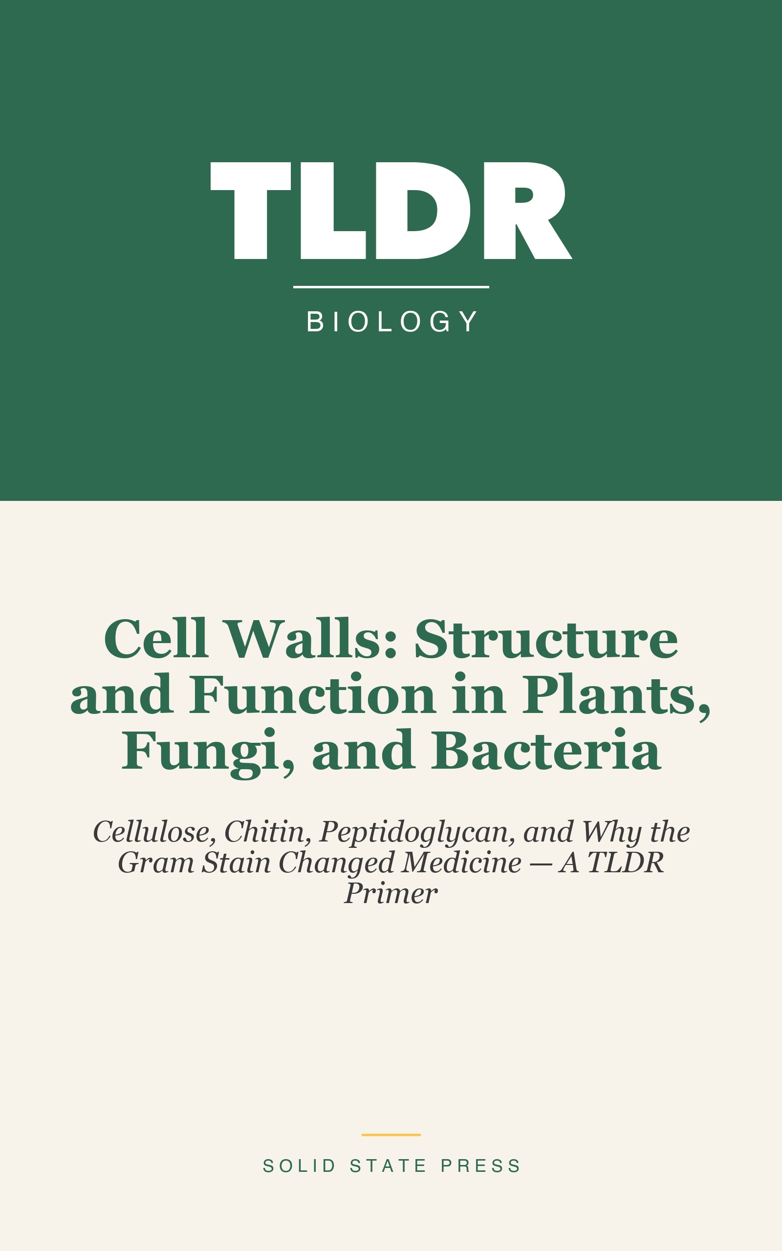 Cell Walls: Structure and Function in Plants, Fungi, and Bacteria cover