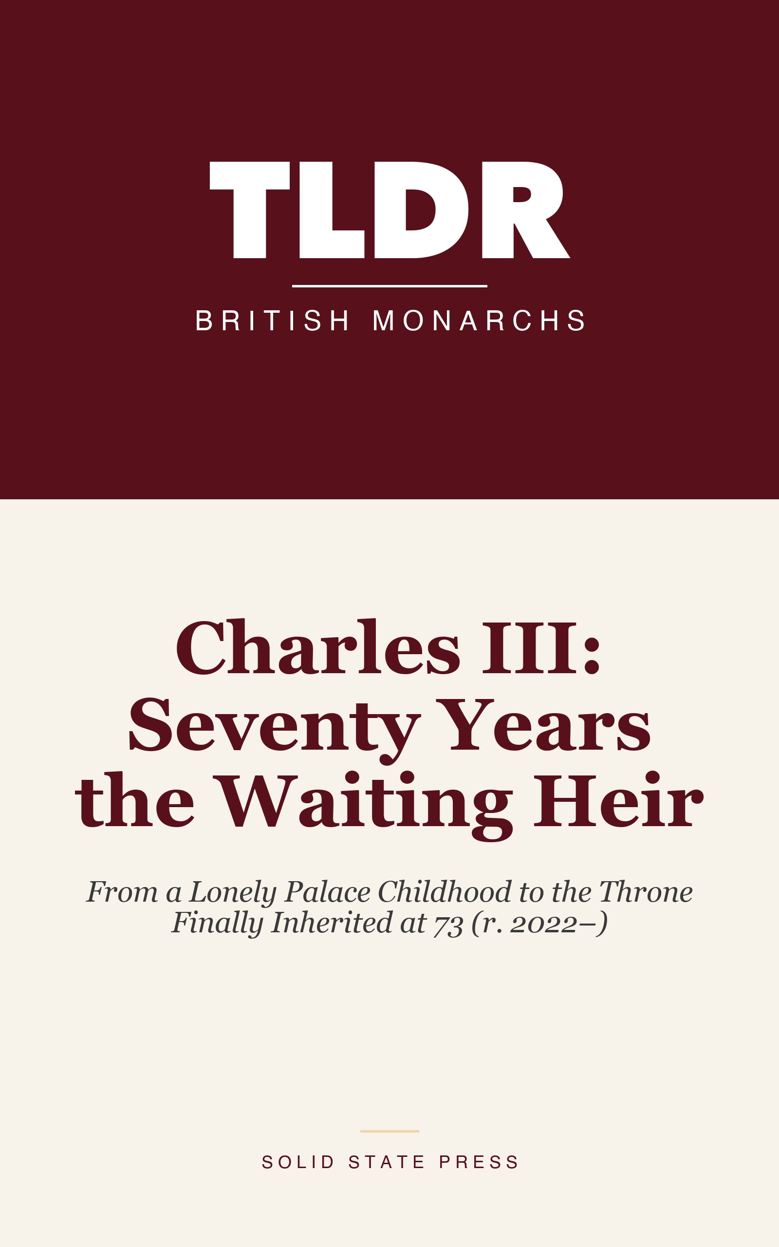 Charles III: Seventy Years the Waiting Heir cover