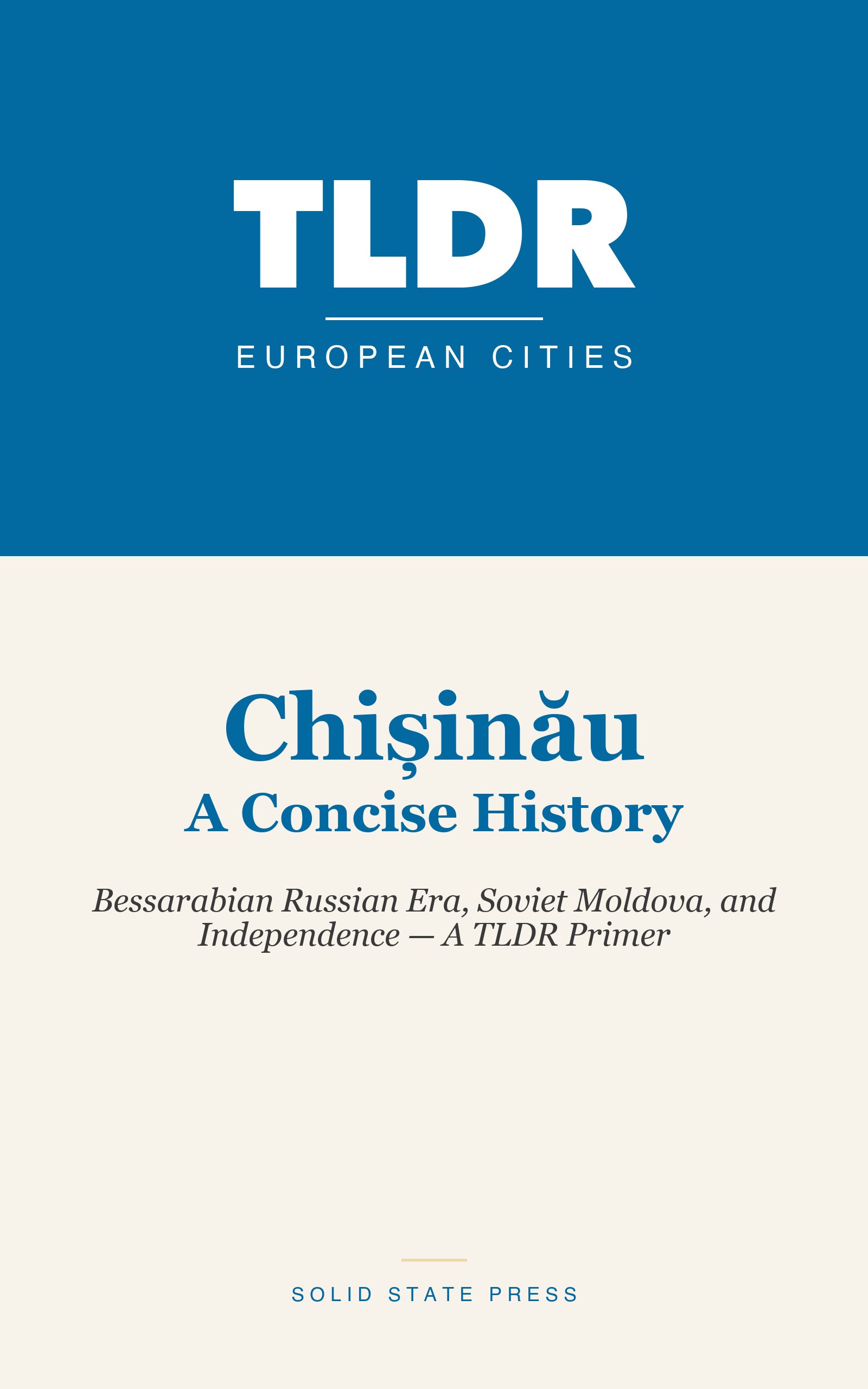 Chișinău: A Concise History cover
