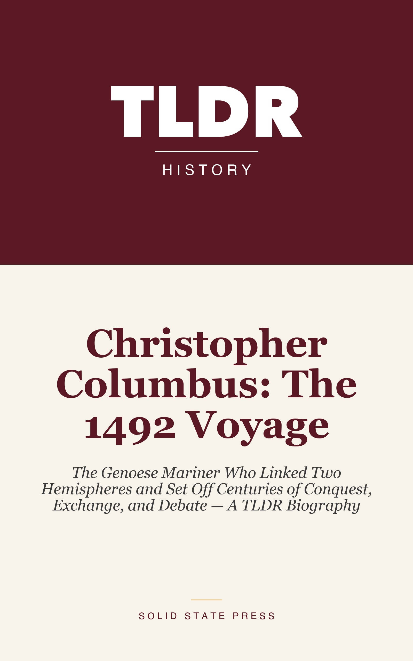 Christopher Columbus: The 1492 Voyage cover