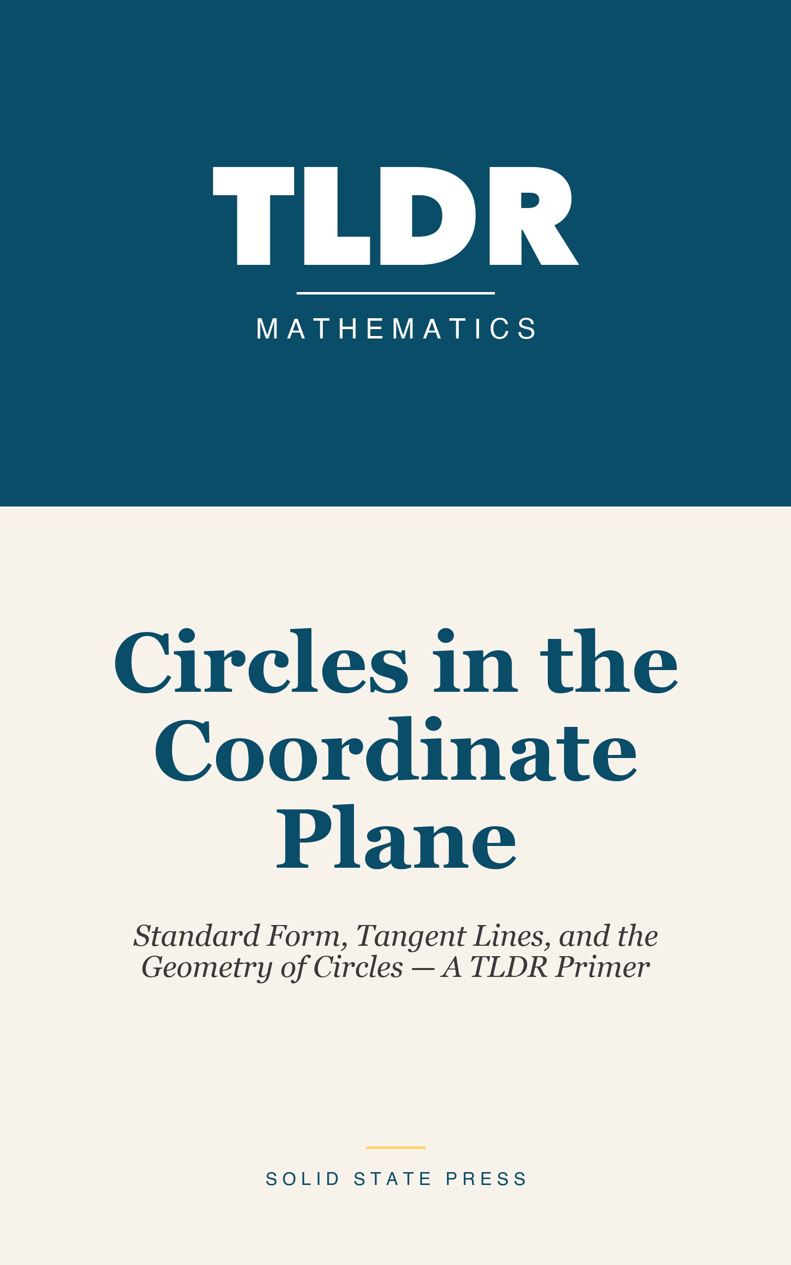 Circles in the Coordinate Plane cover