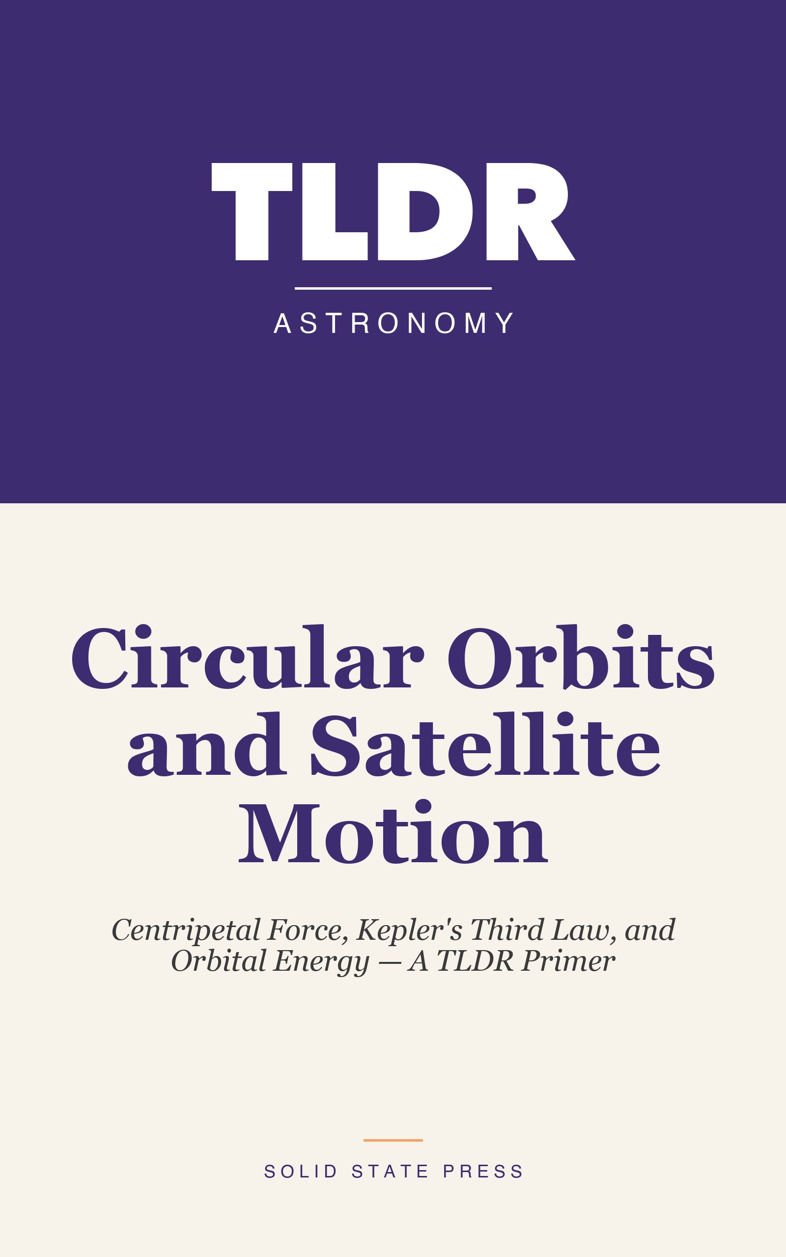 Circular Orbits and Satellite Motion cover
