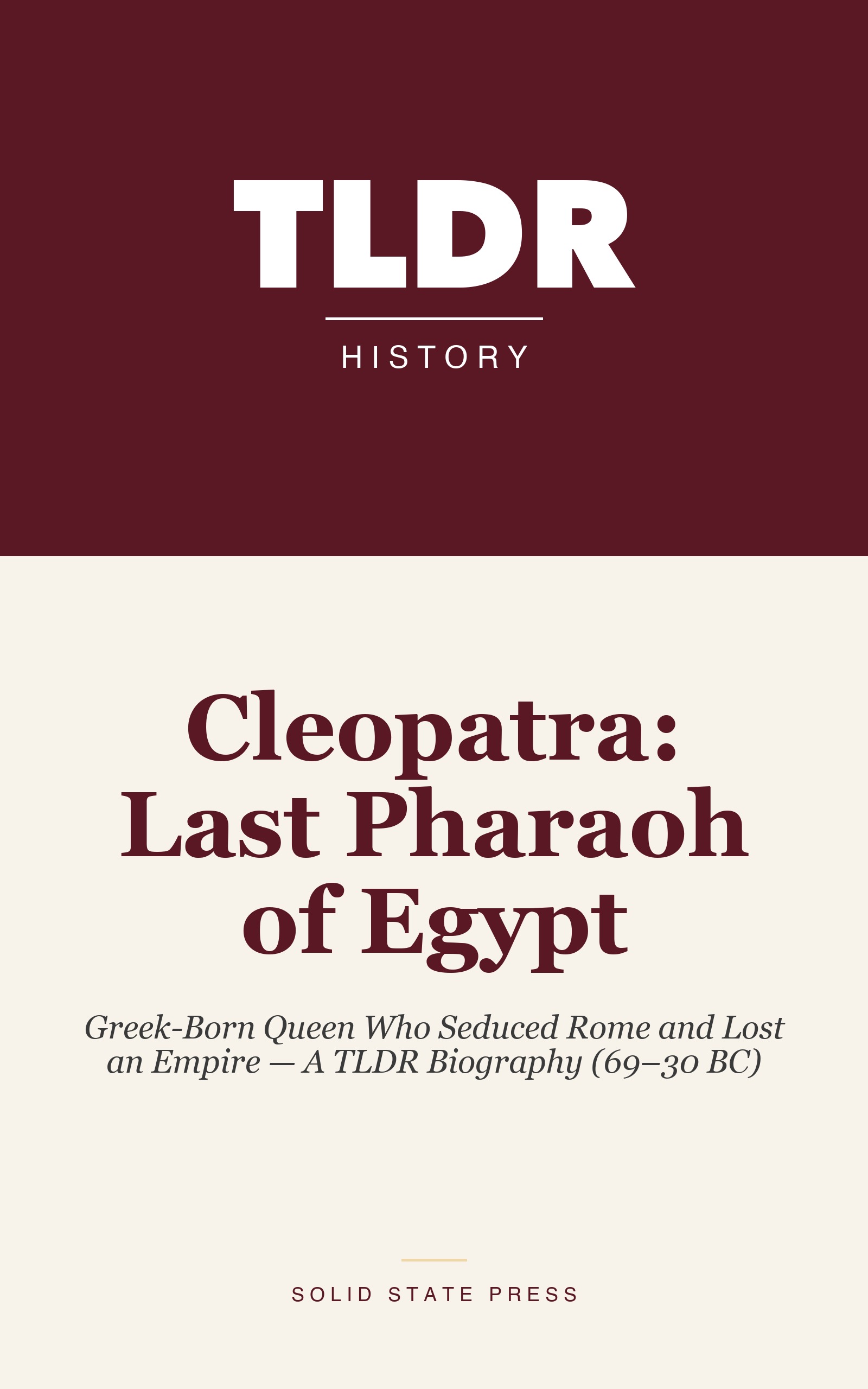 Cleopatra: Last Pharaoh of Egypt cover