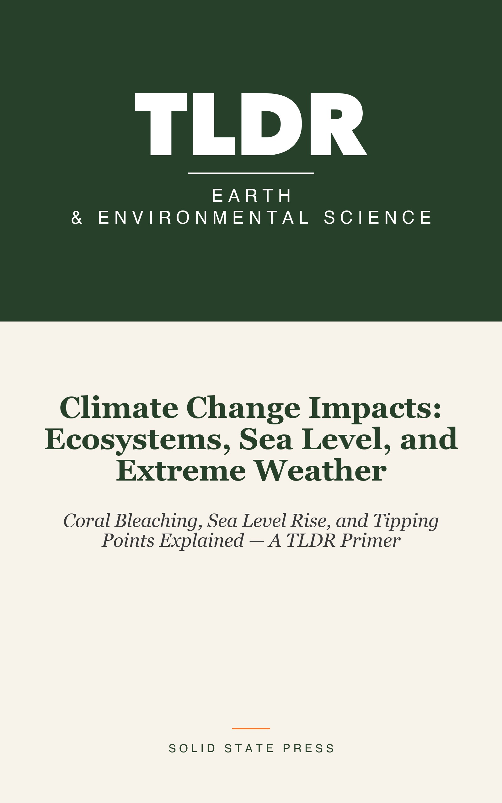 Climate Change Impacts: Ecosystems, Sea Level, and Extreme Weather cover