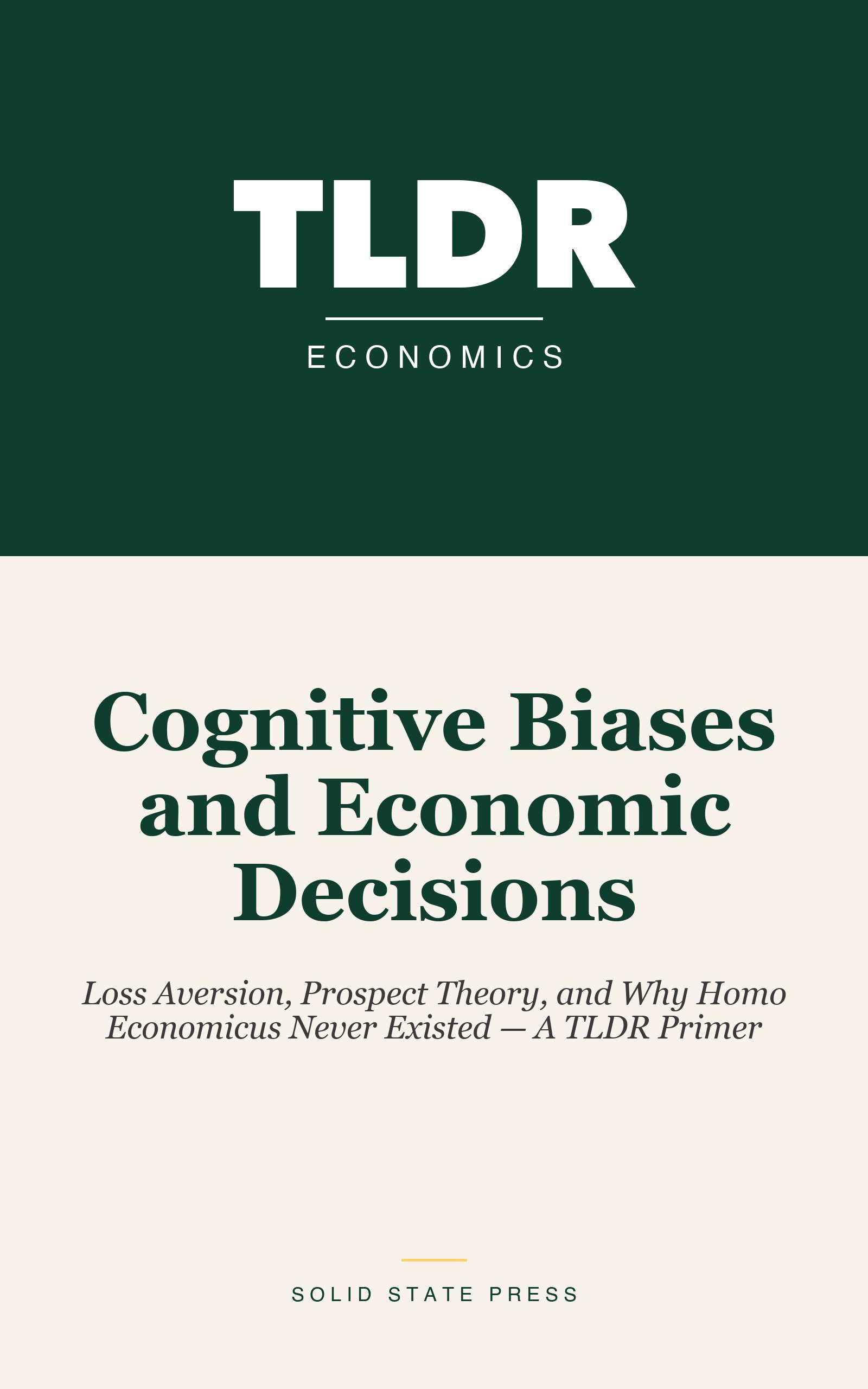 Cognitive Biases and Economic Decisions cover