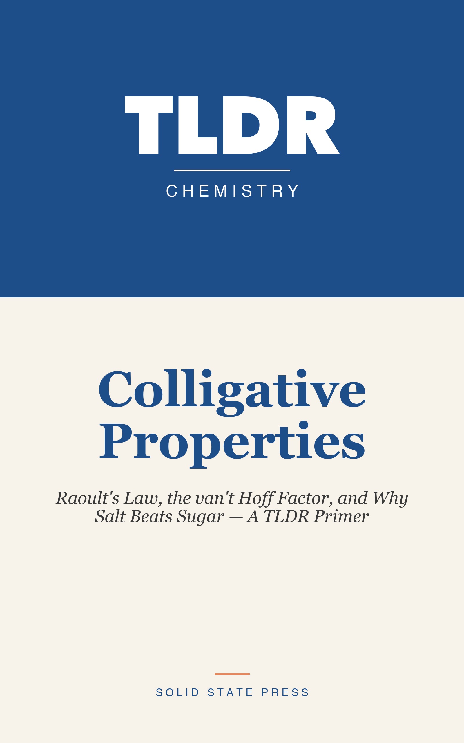 Colligative Properties cover