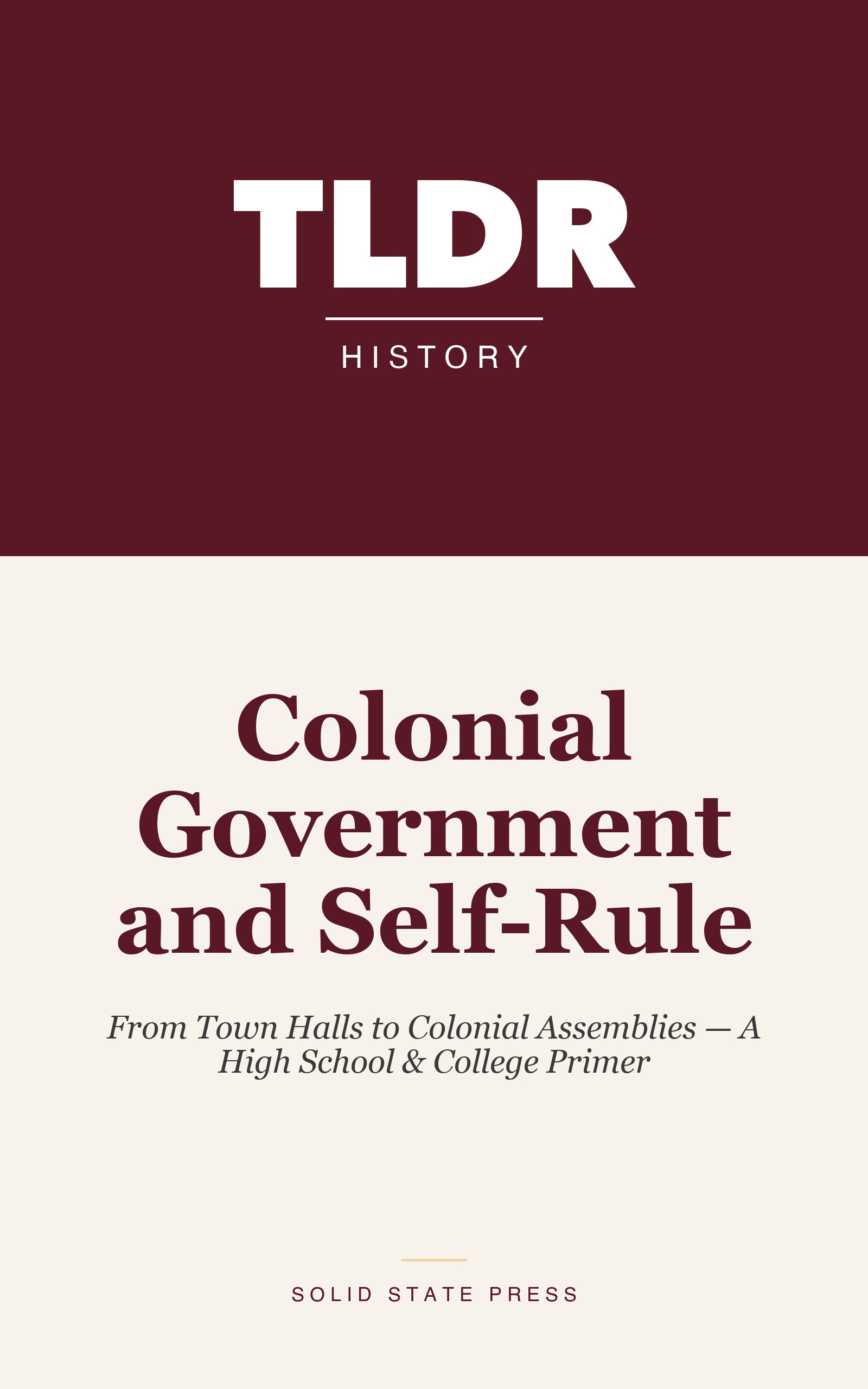 Colonial Government and Self-Rule cover