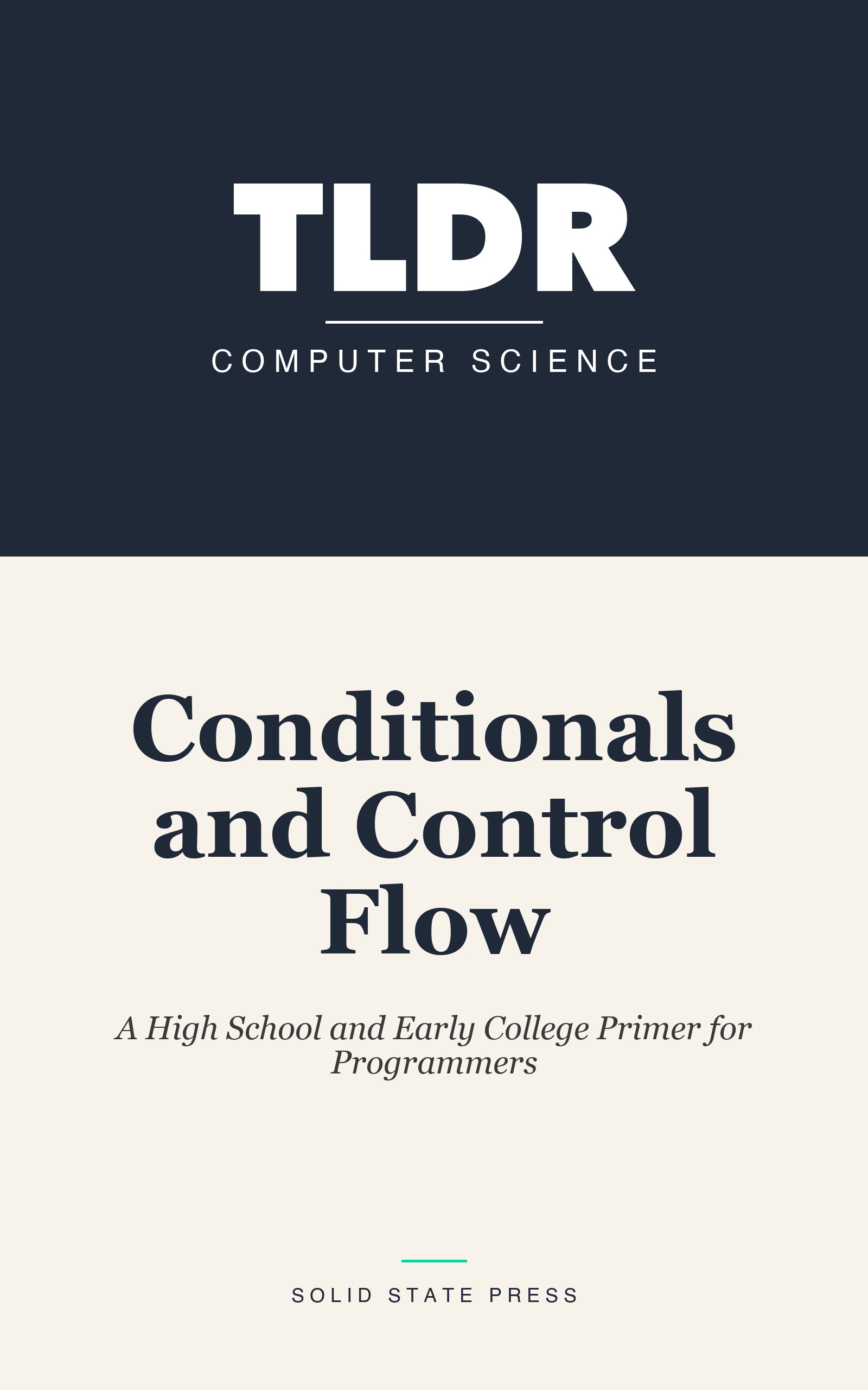 Conditionals and Control Flow cover